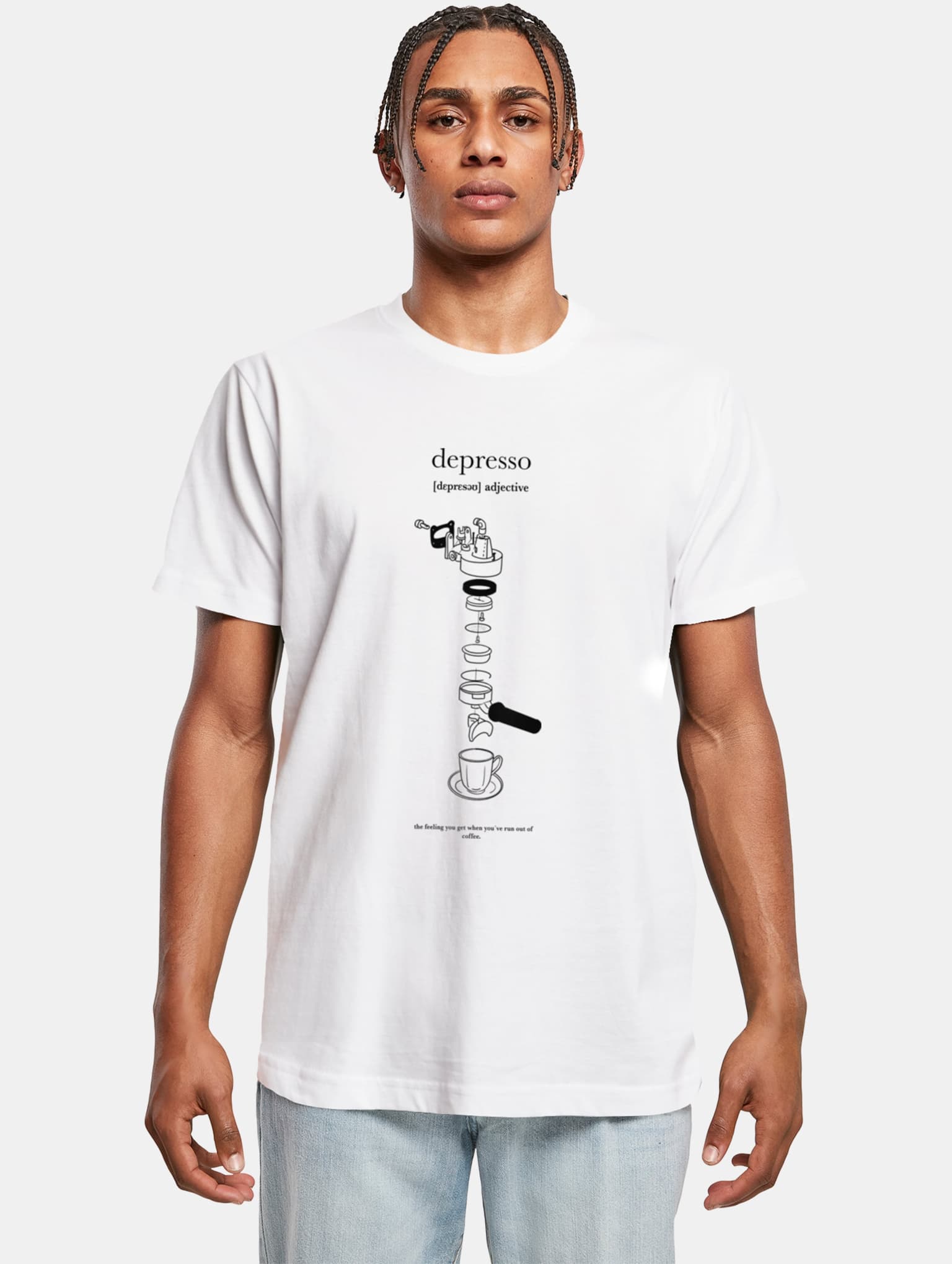 Mister Tee Depresso T-Shirt Round Neck