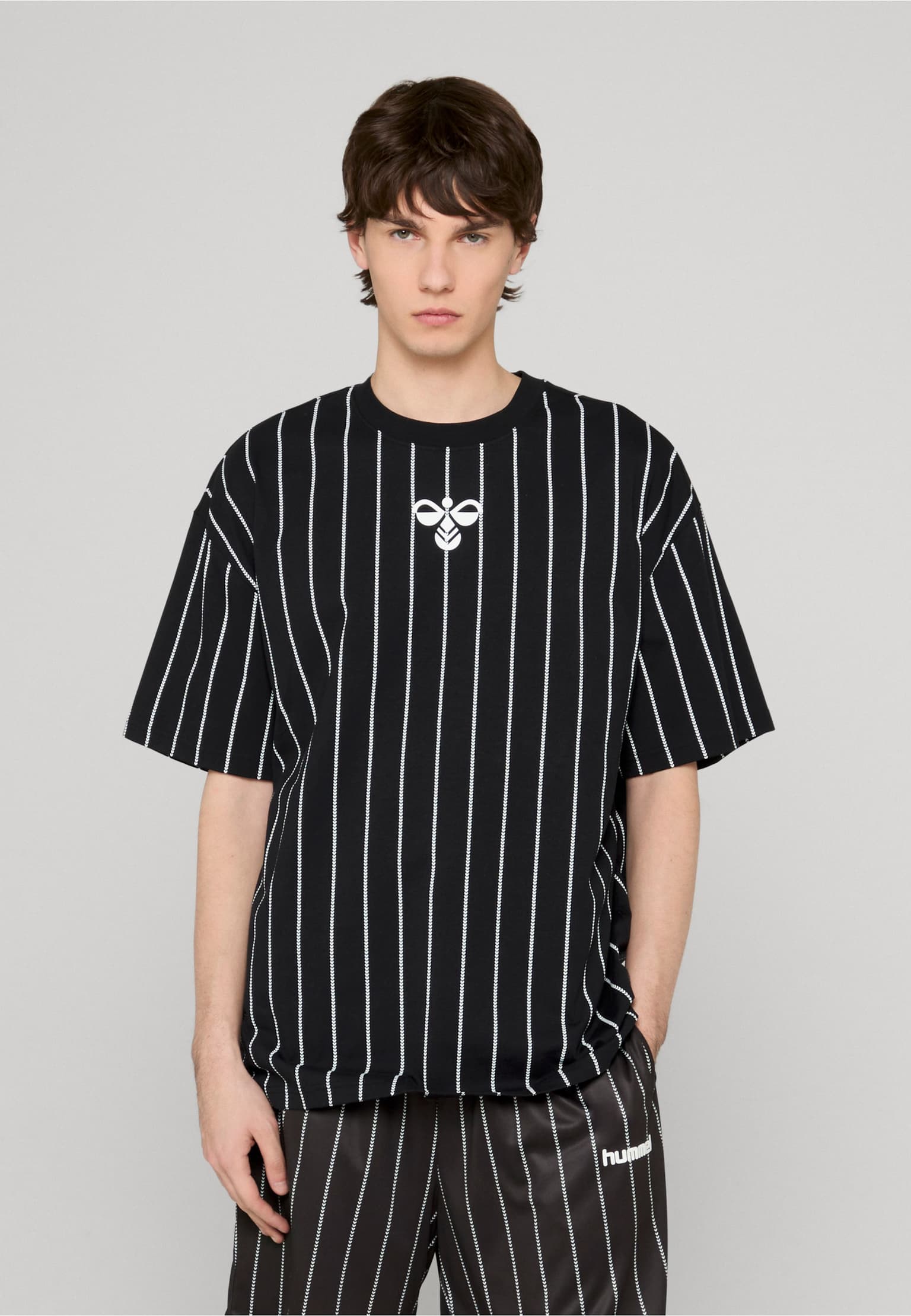 Hummel Chevron Pinstripe T-Shirt