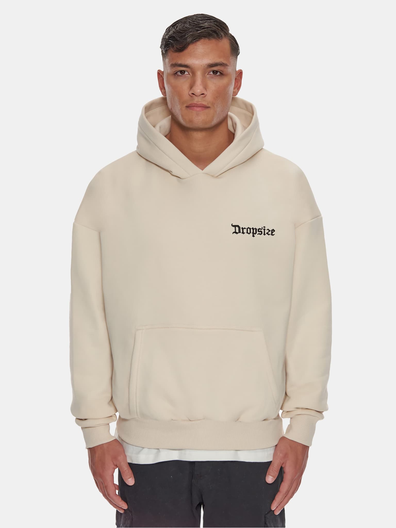 Dropsize Heavy Oversize Embo Hoodie