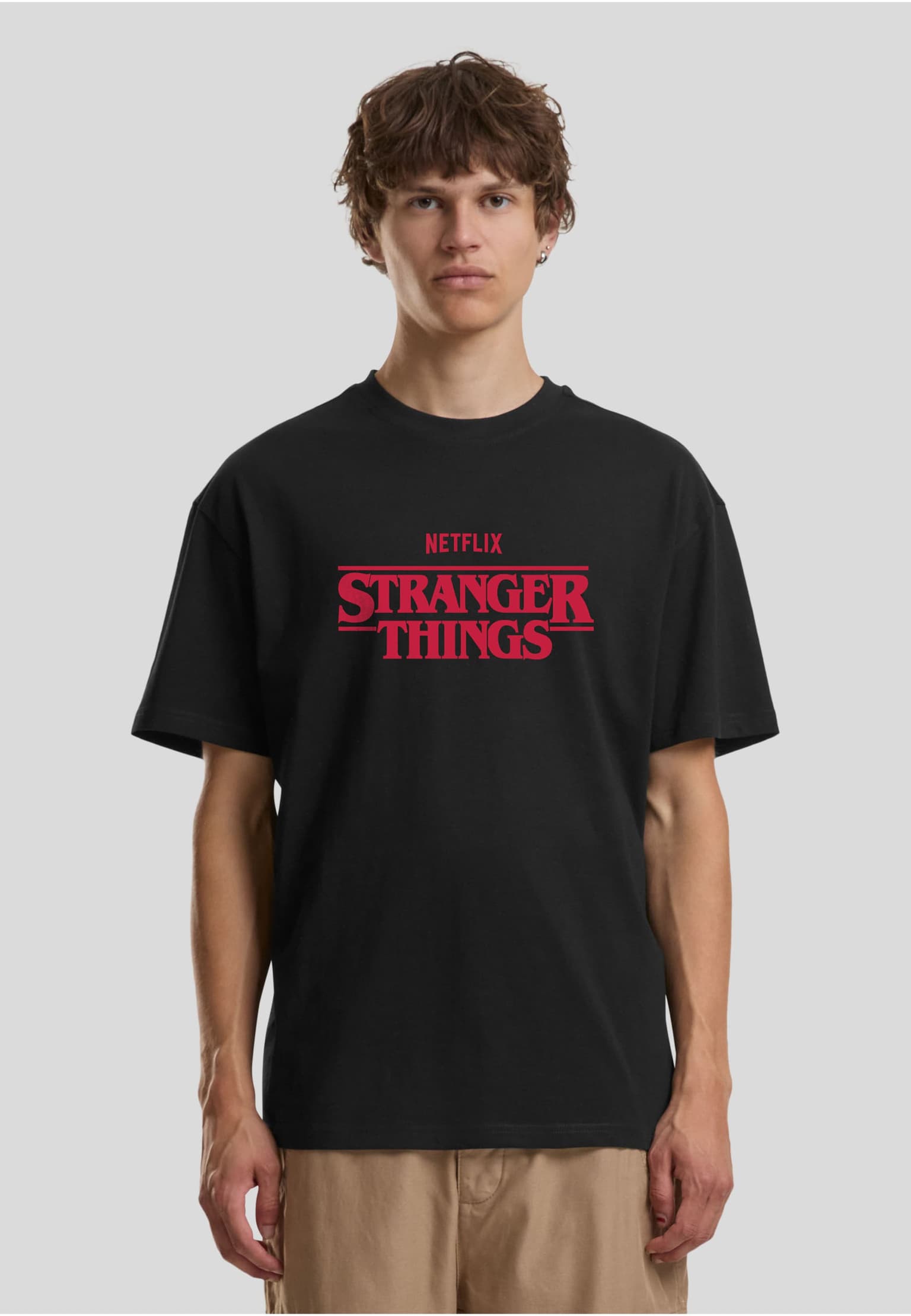 Merchcode Stranger Things Rewatch Loose Tee