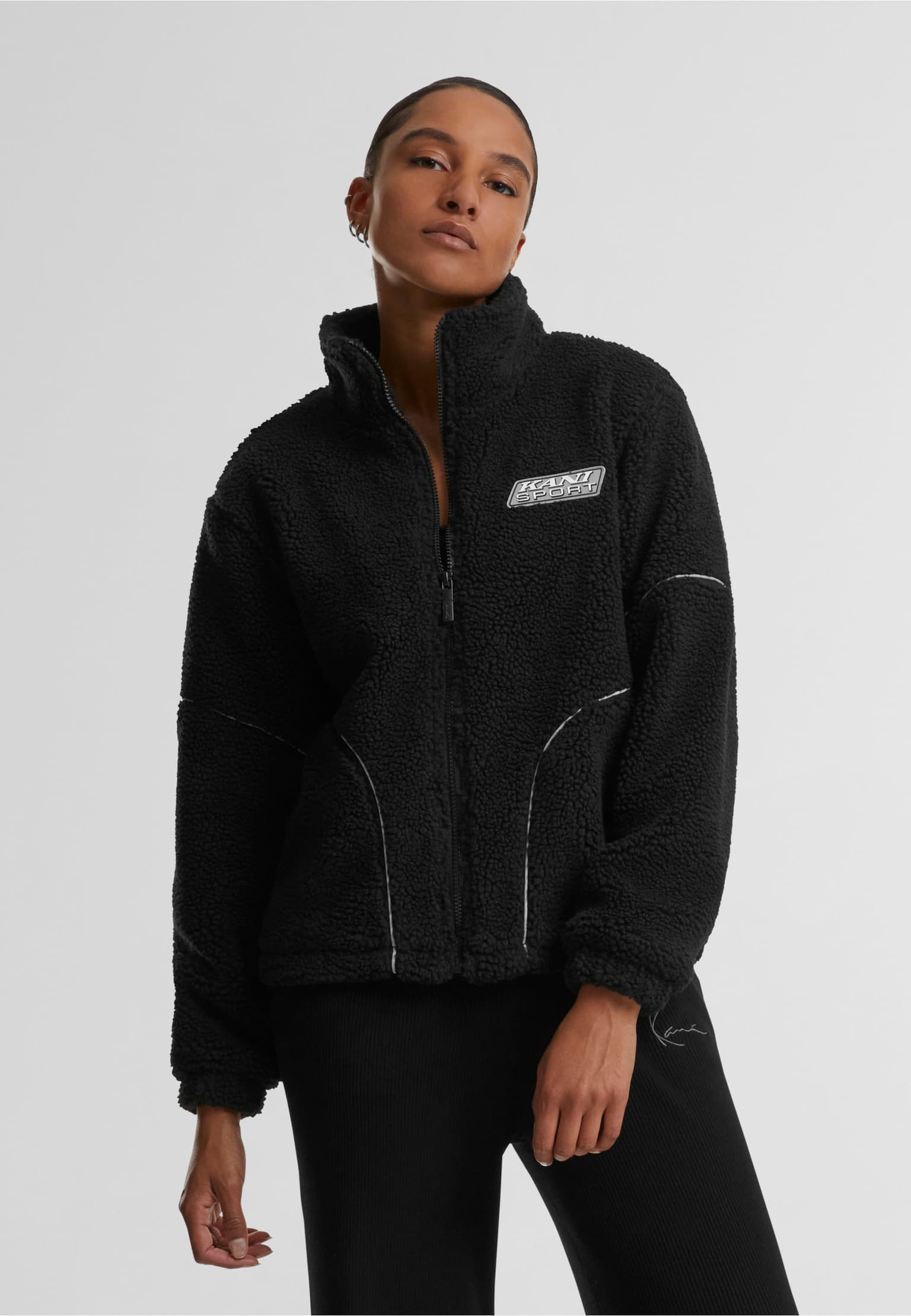 Karl Kani Sport Patch Teddy Block Trackjacket