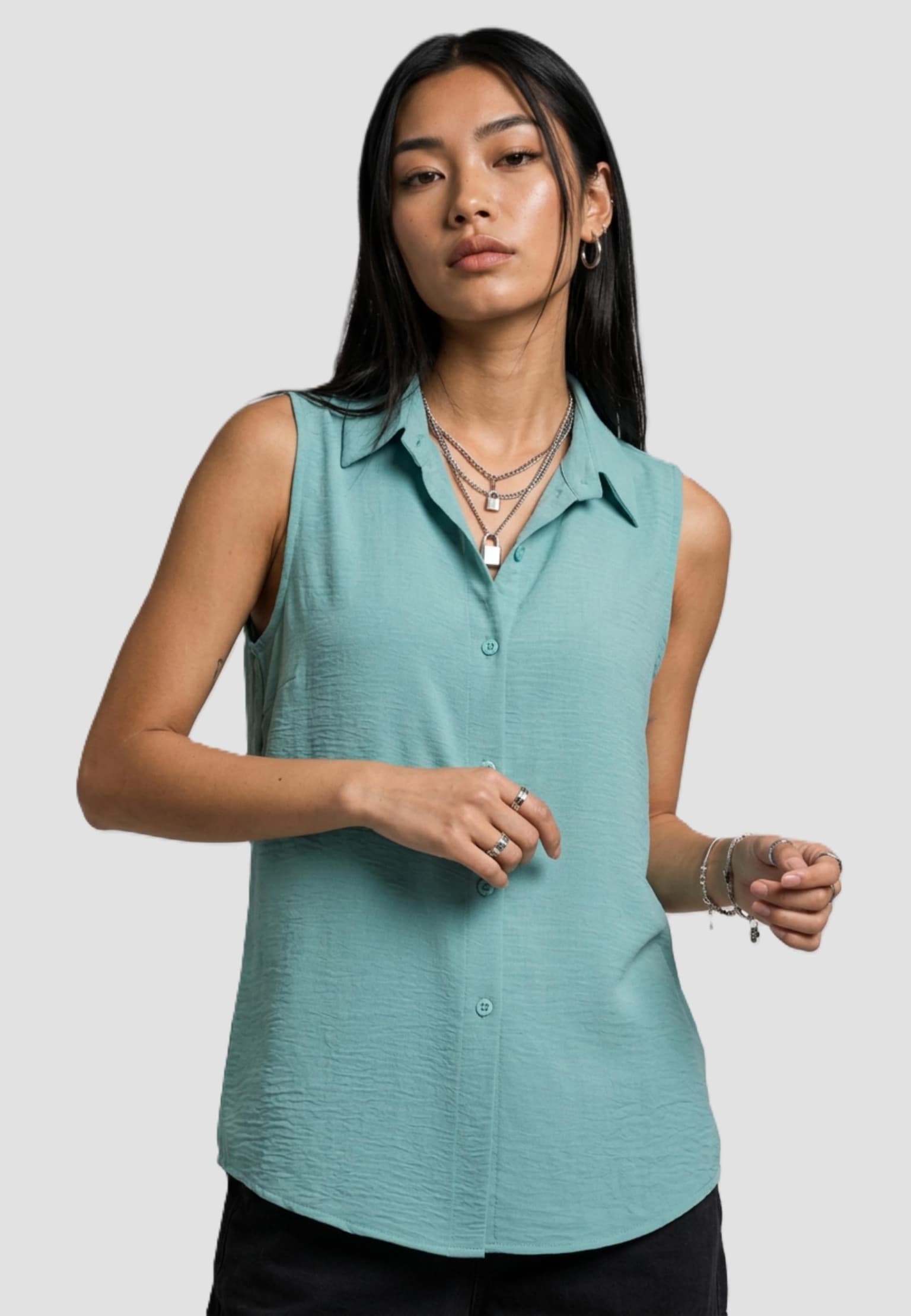 Cloud5ive Top with button placket