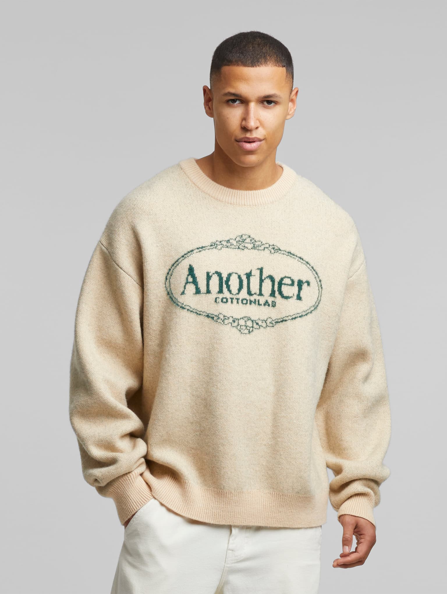 Another Cotton Lab Royal Chest Print Sweater