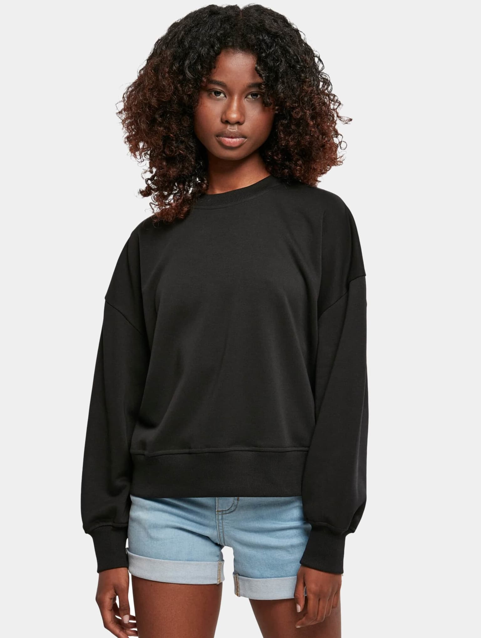Urban Classics Ladies Oversized Rainbow Crewneck