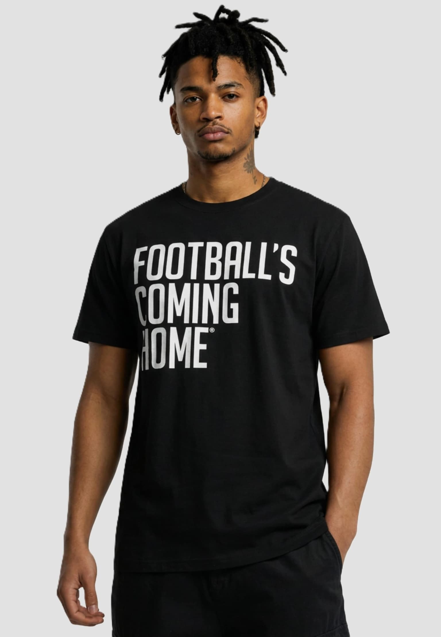Merchcode Footballs Coming Home Logo Tee
