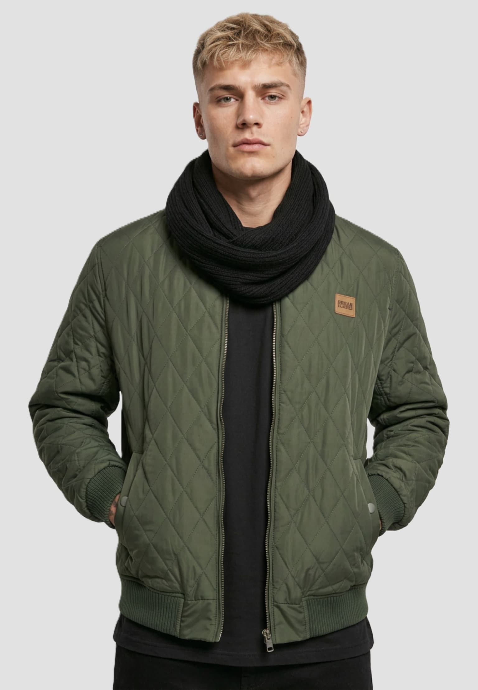 Urban Classics Diamond Quilt Nylon Jacket