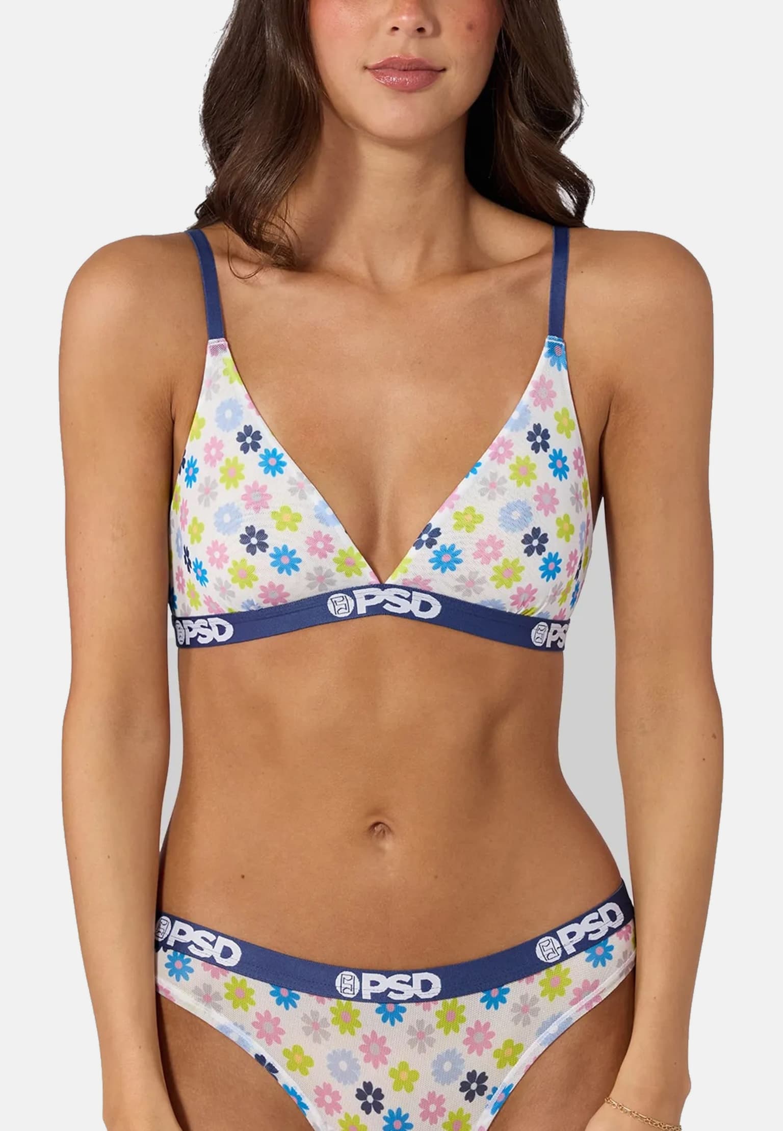 PSD GARDEN DAZE MESH TRIANGLE BRA