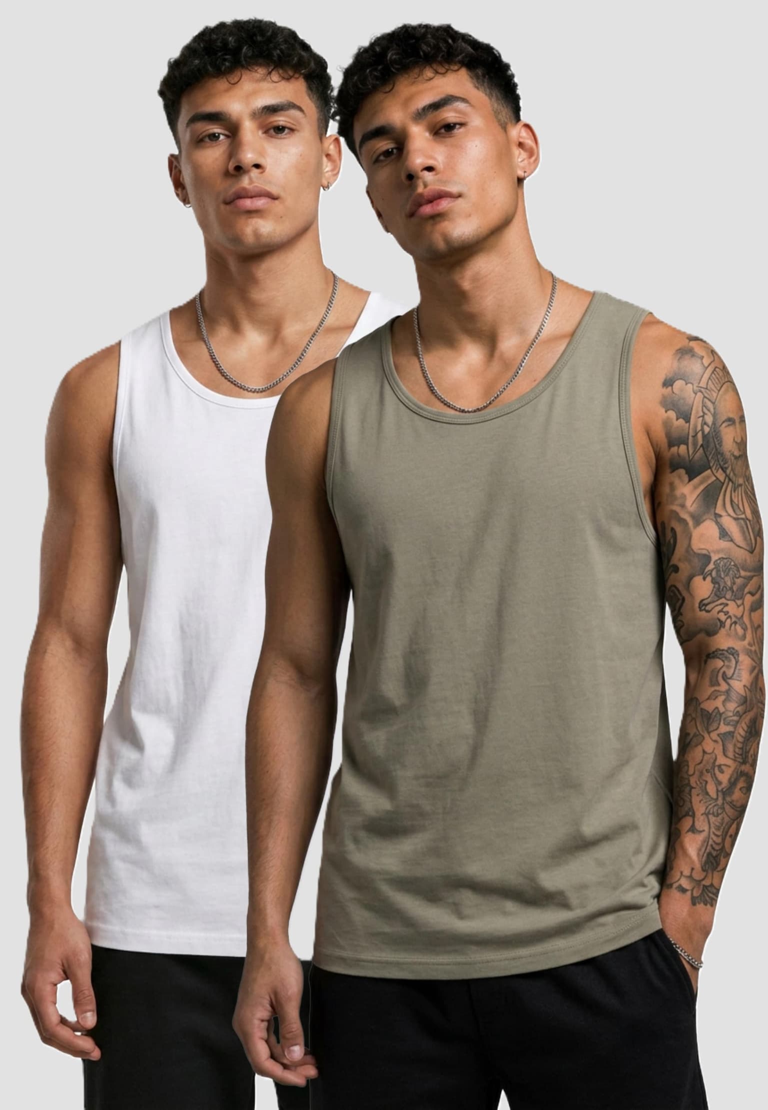 Urban Classics Jersey Loose Tank 2-Pack