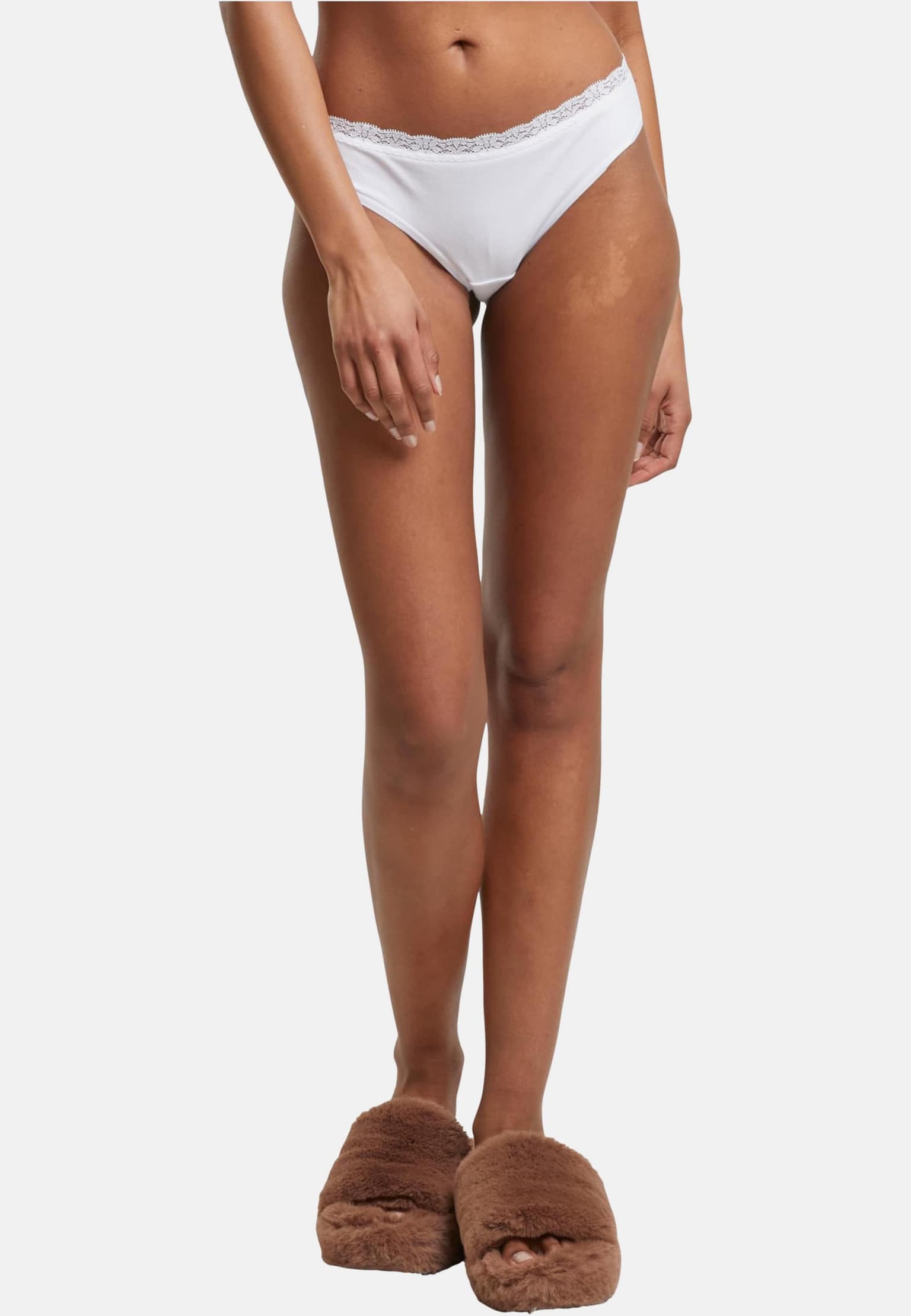 Urban Classics Ladies Basic Cotton Brazilian Lace 5-Pack