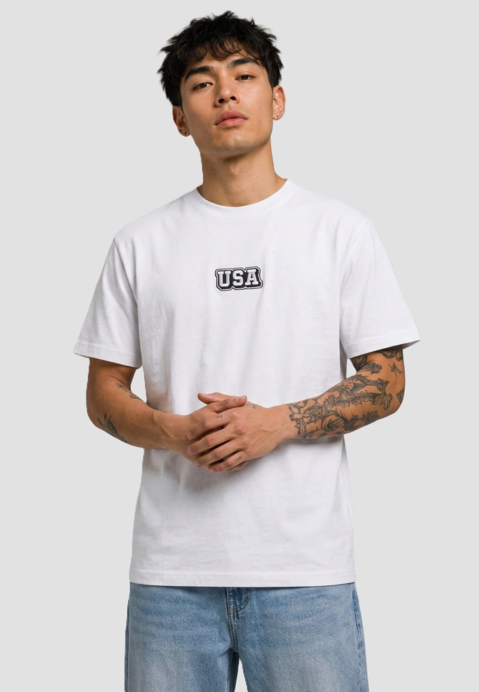 Mister Tee USA College Wording Patch