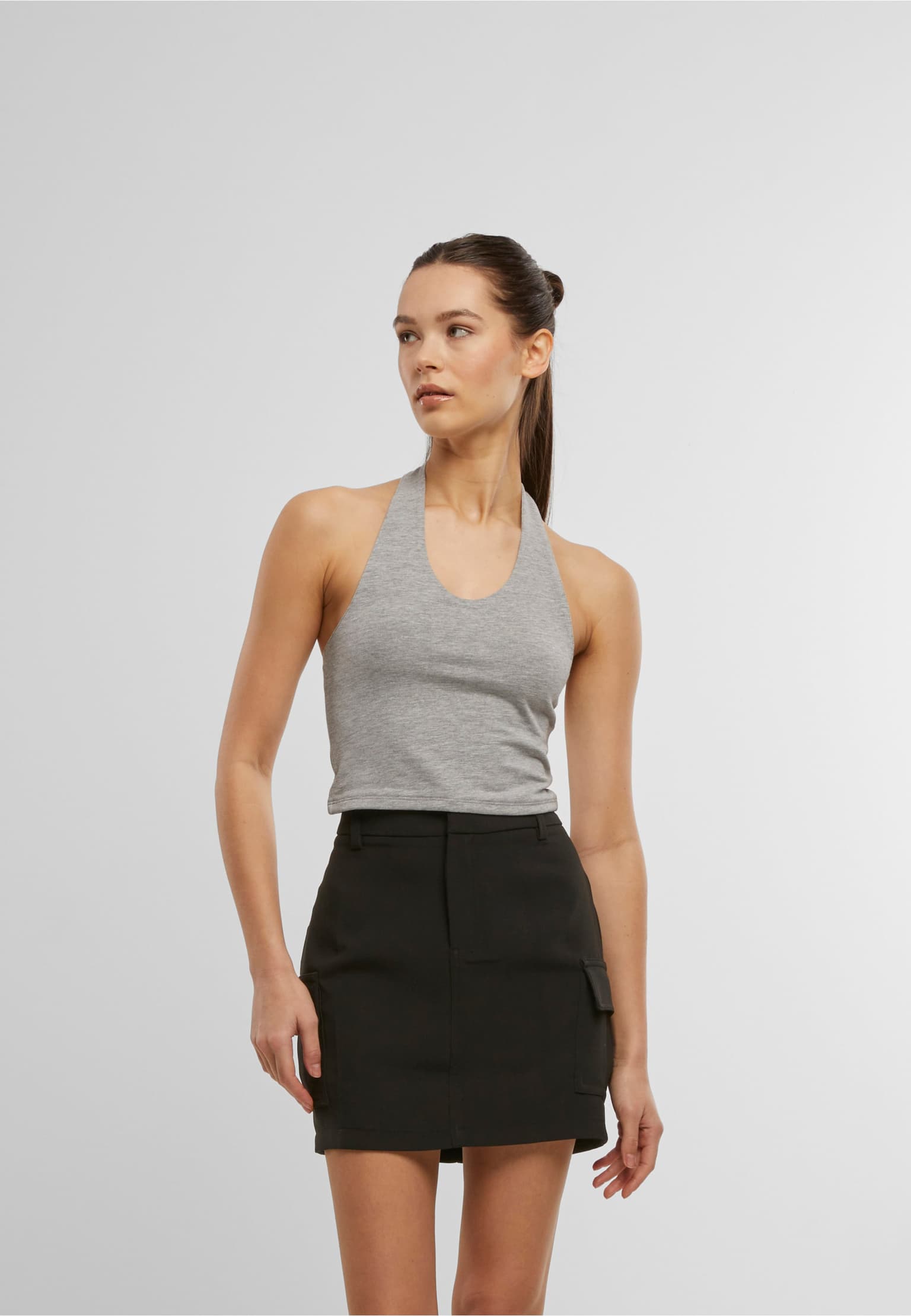 Urban Classics Ladies Basic Neckholder Jersey Top