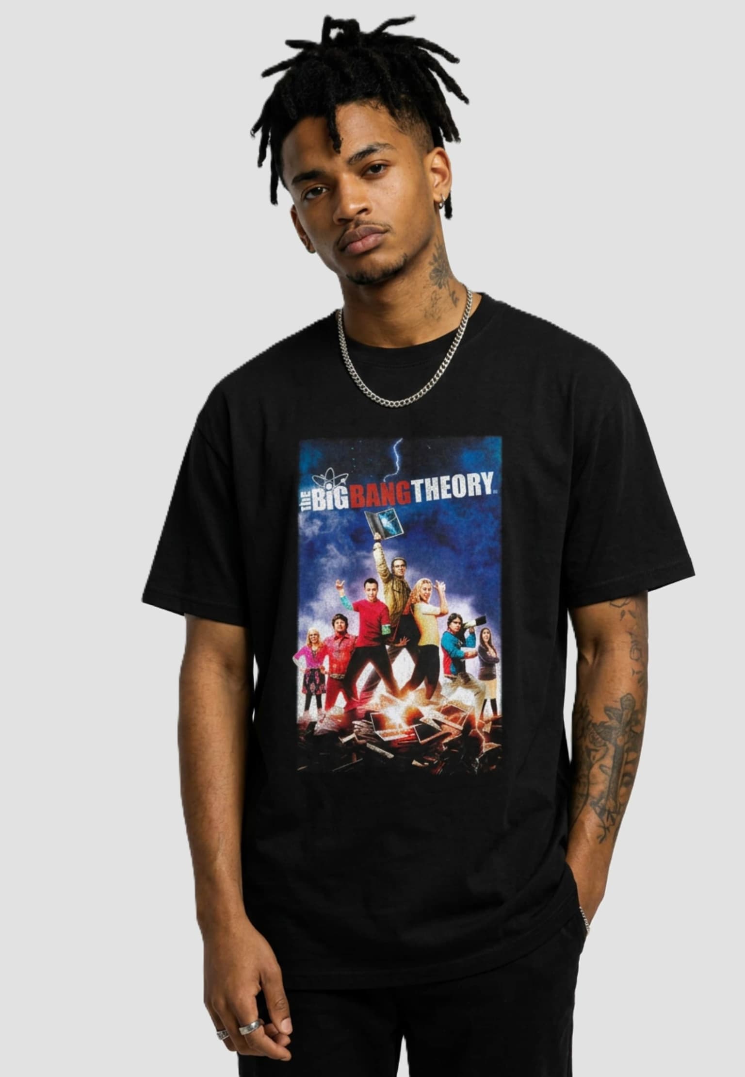 Merchcode The Big Bang Theory Poster Heavy Oversize Tee