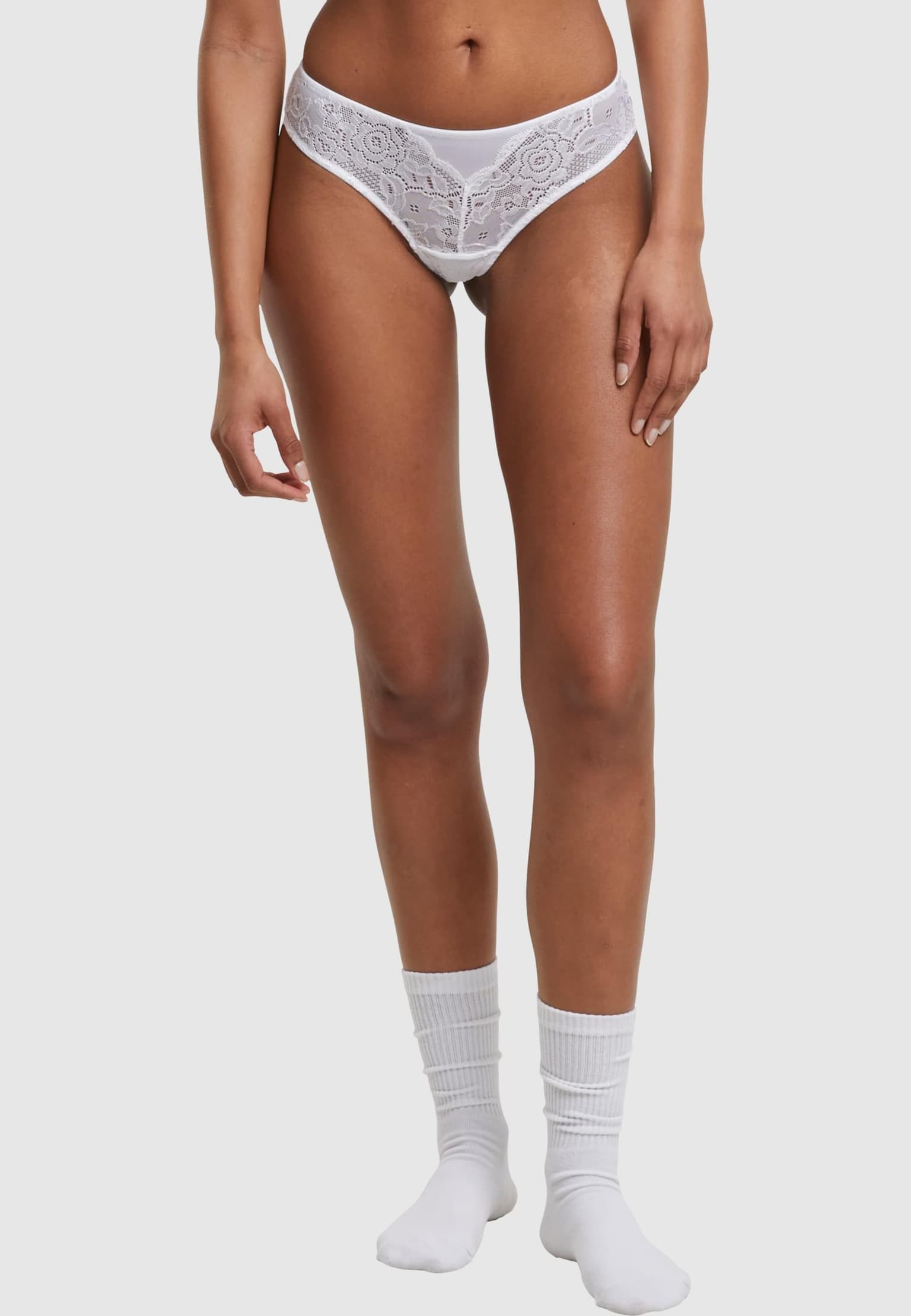 Urban Classics Ladies Allover Lace Brazilian 2-Pack