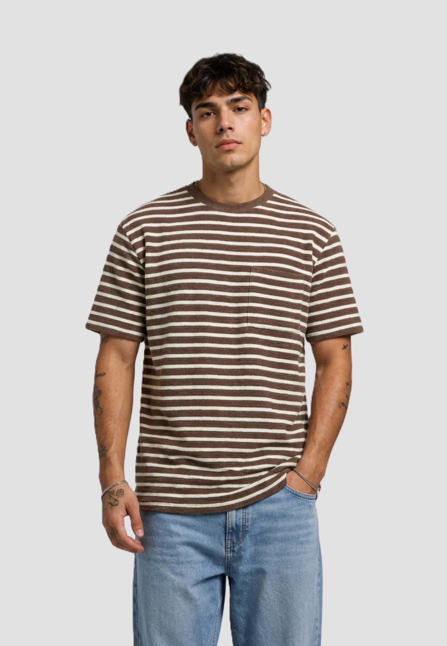 Dstrezzed Louie Stripe Tee