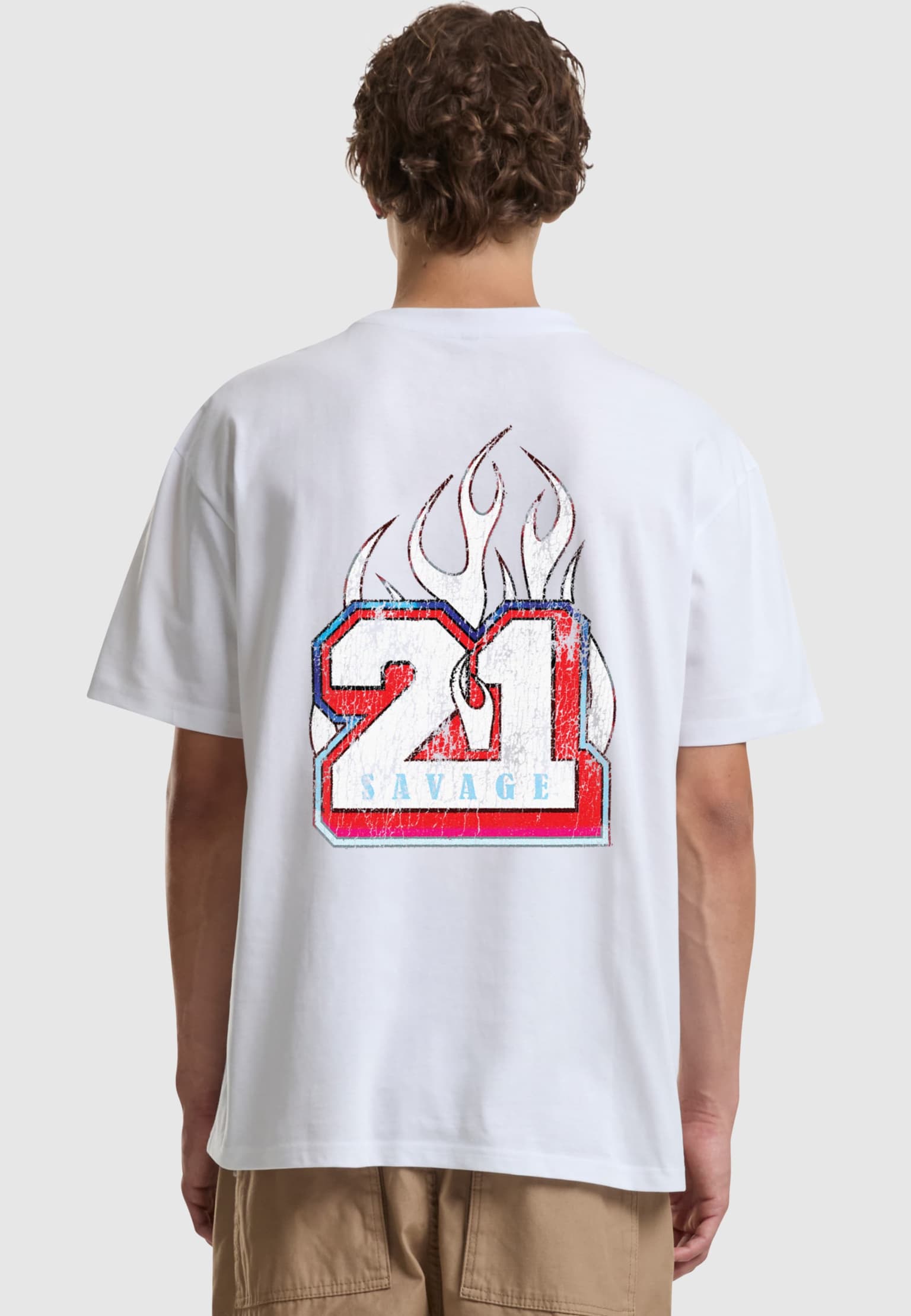 Merchcode 21 Savage Collegiate Oversize Tee