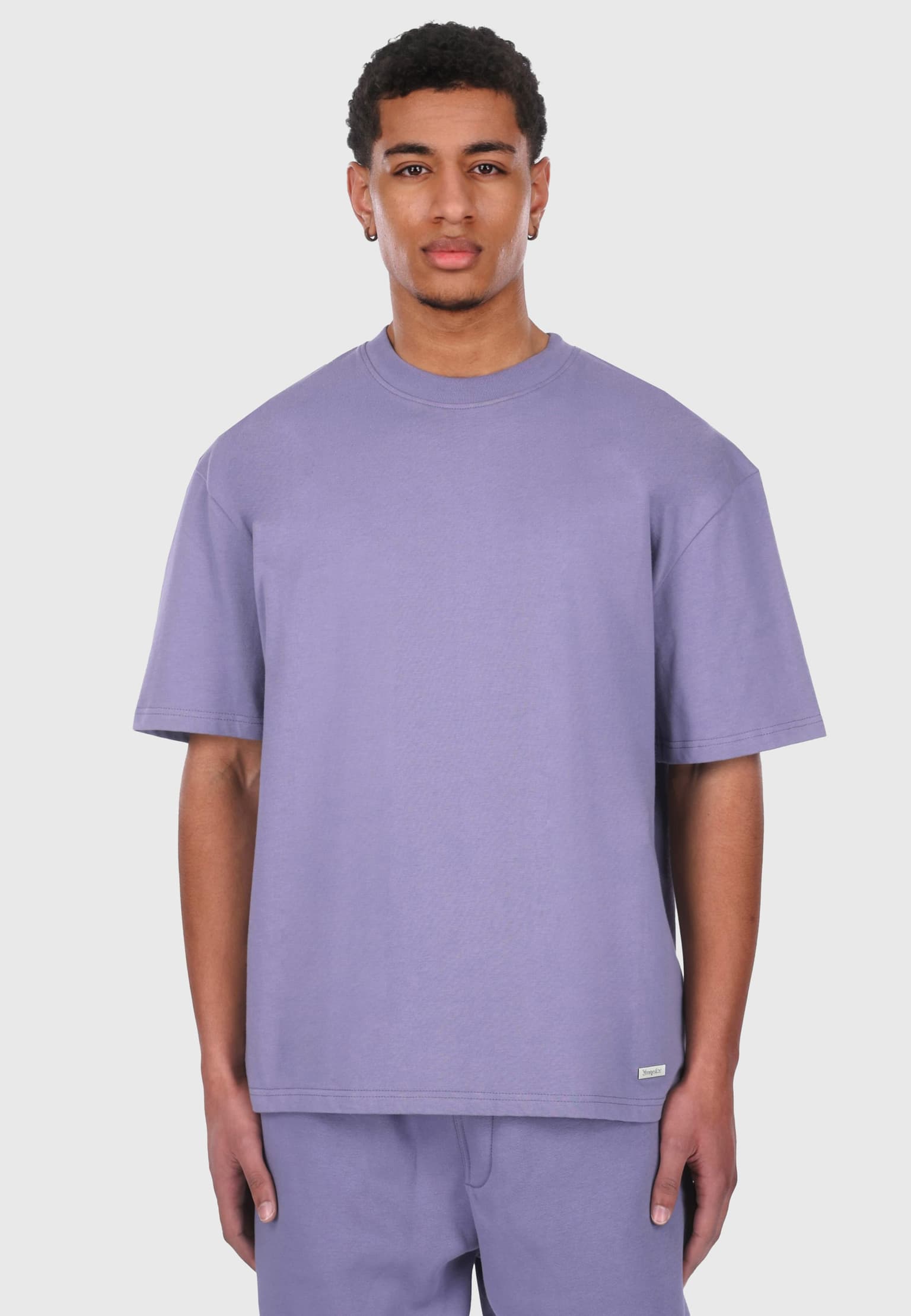 Dropsize HEAVY OVERSIZE METAL PATCH T-SHIRT