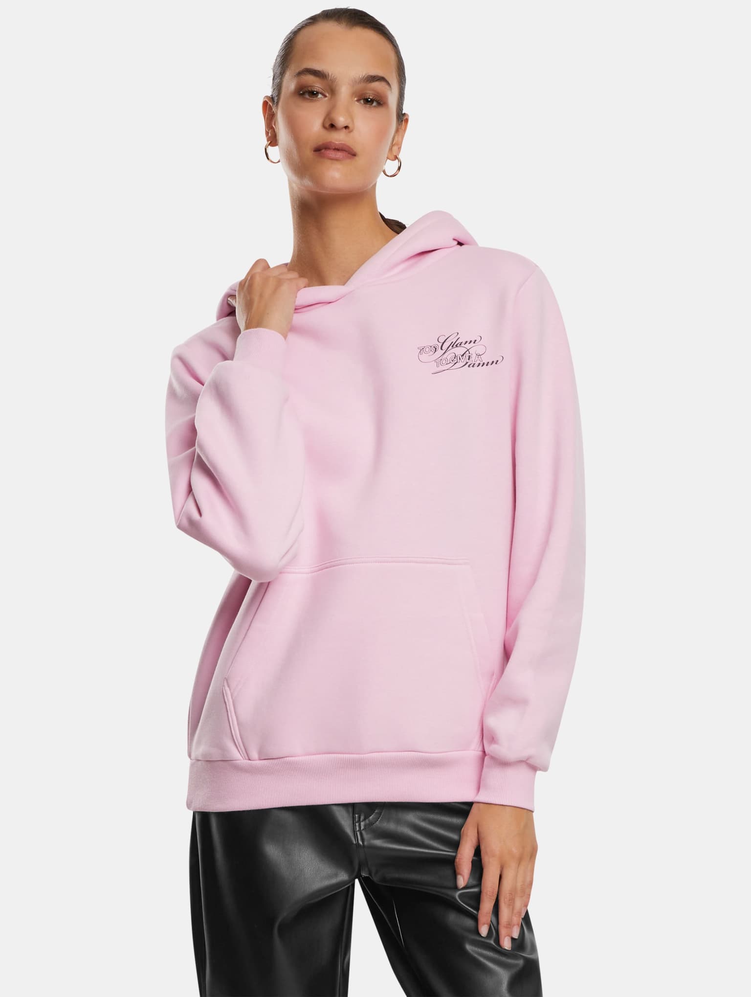 Miss Tee Give A Damn Ladies Fluffy Hoody