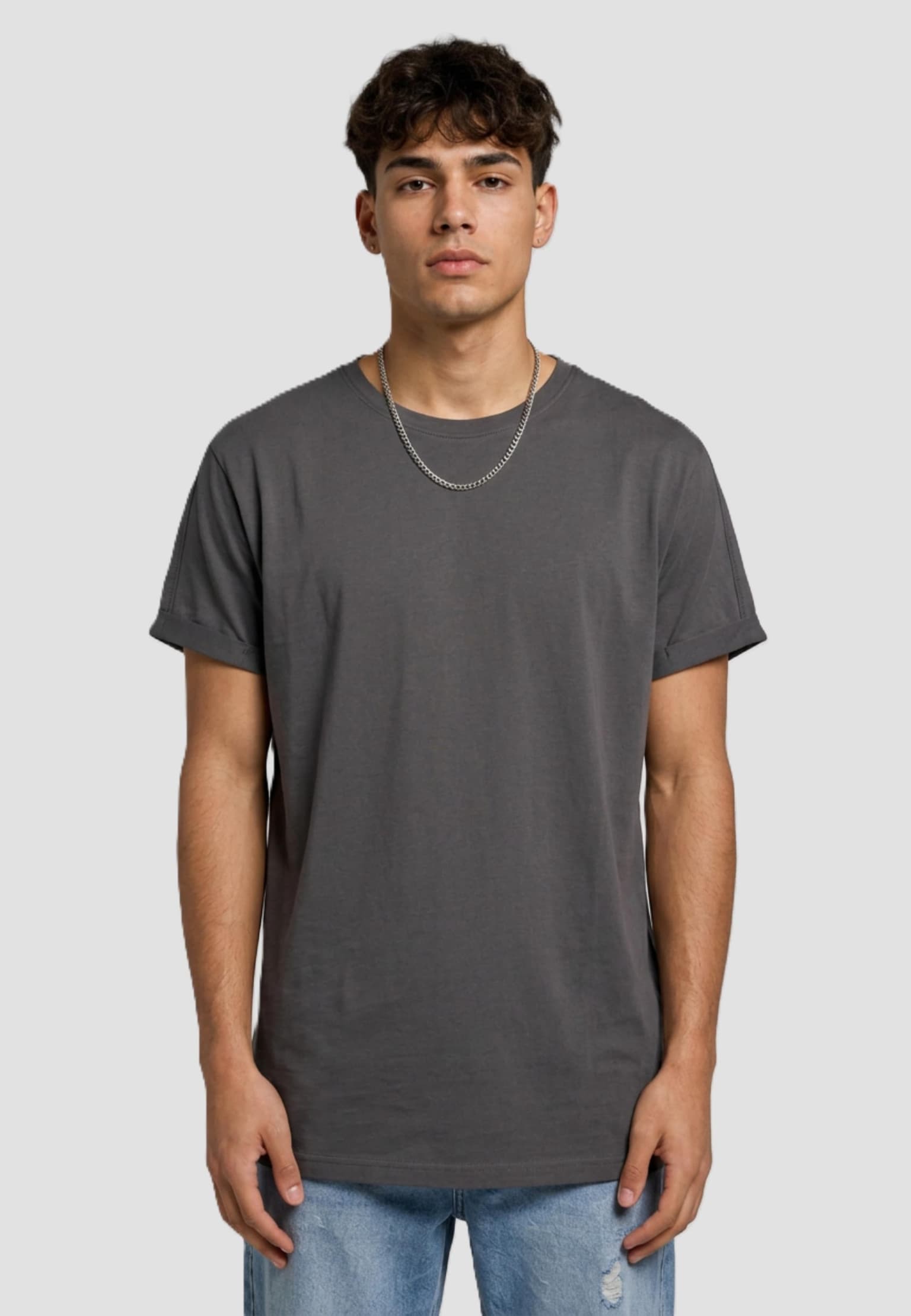 Urban Classics Long Shaped Turnup Tee