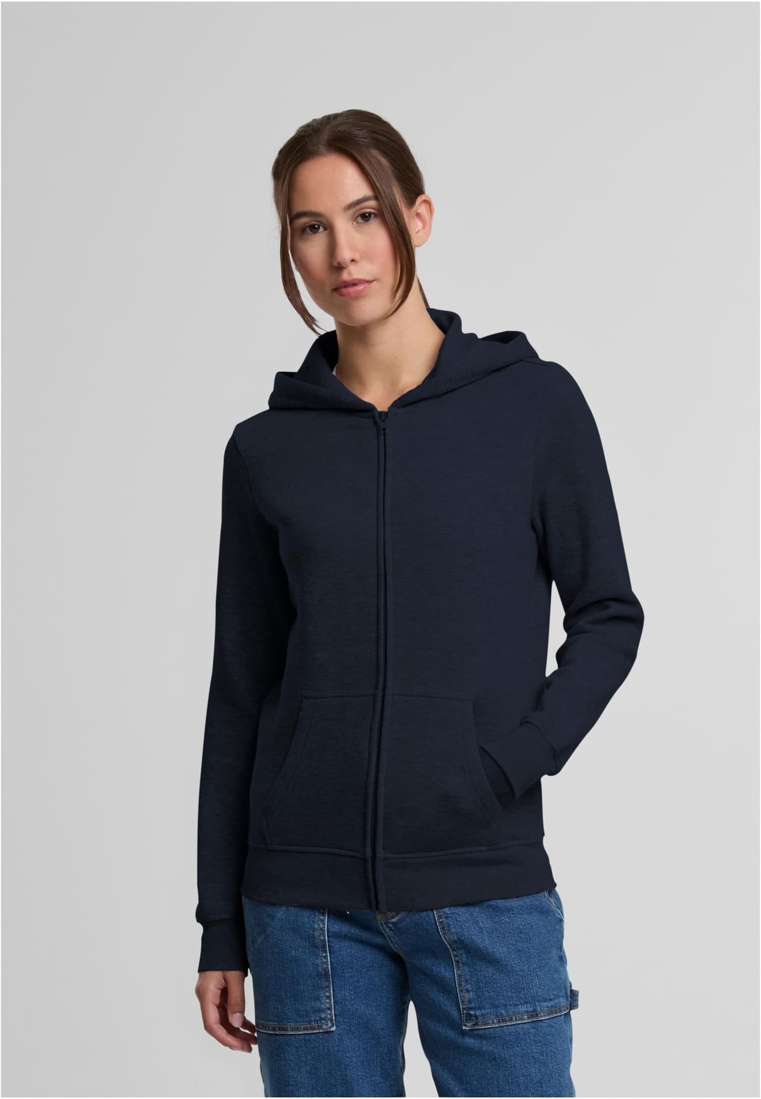 Urban Classics Ladies Basic Essential Zip Hoody