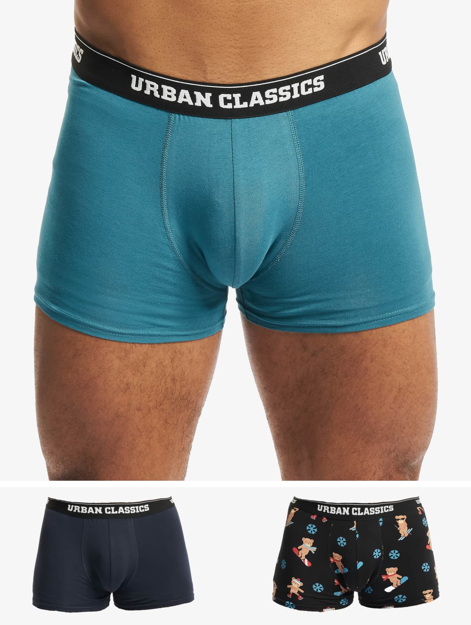 Urban Classics Essentials X-Mas Boxer Short 3-Pack