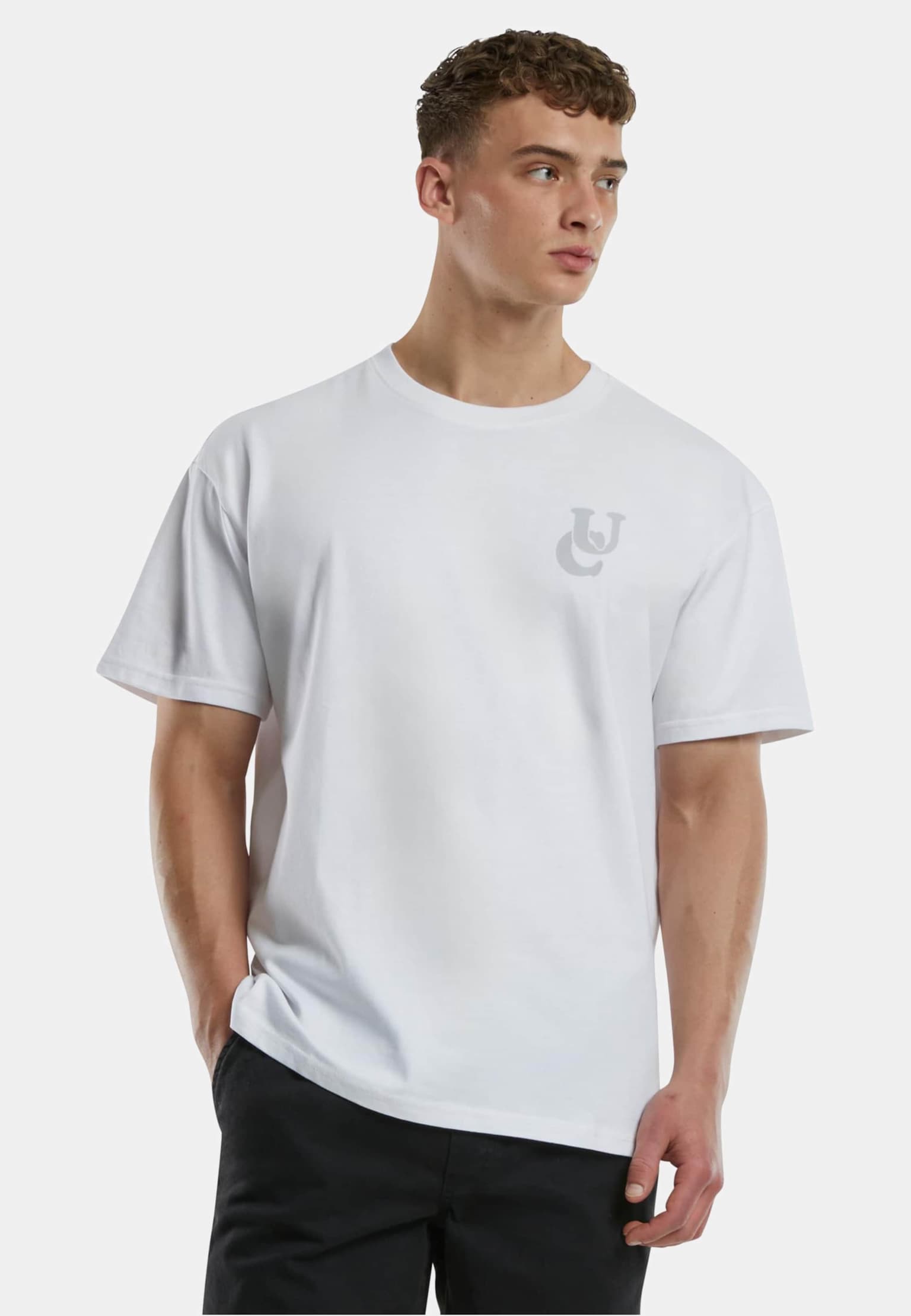 Urban Classics UC Weavy Logo Heavy Oversized Tee