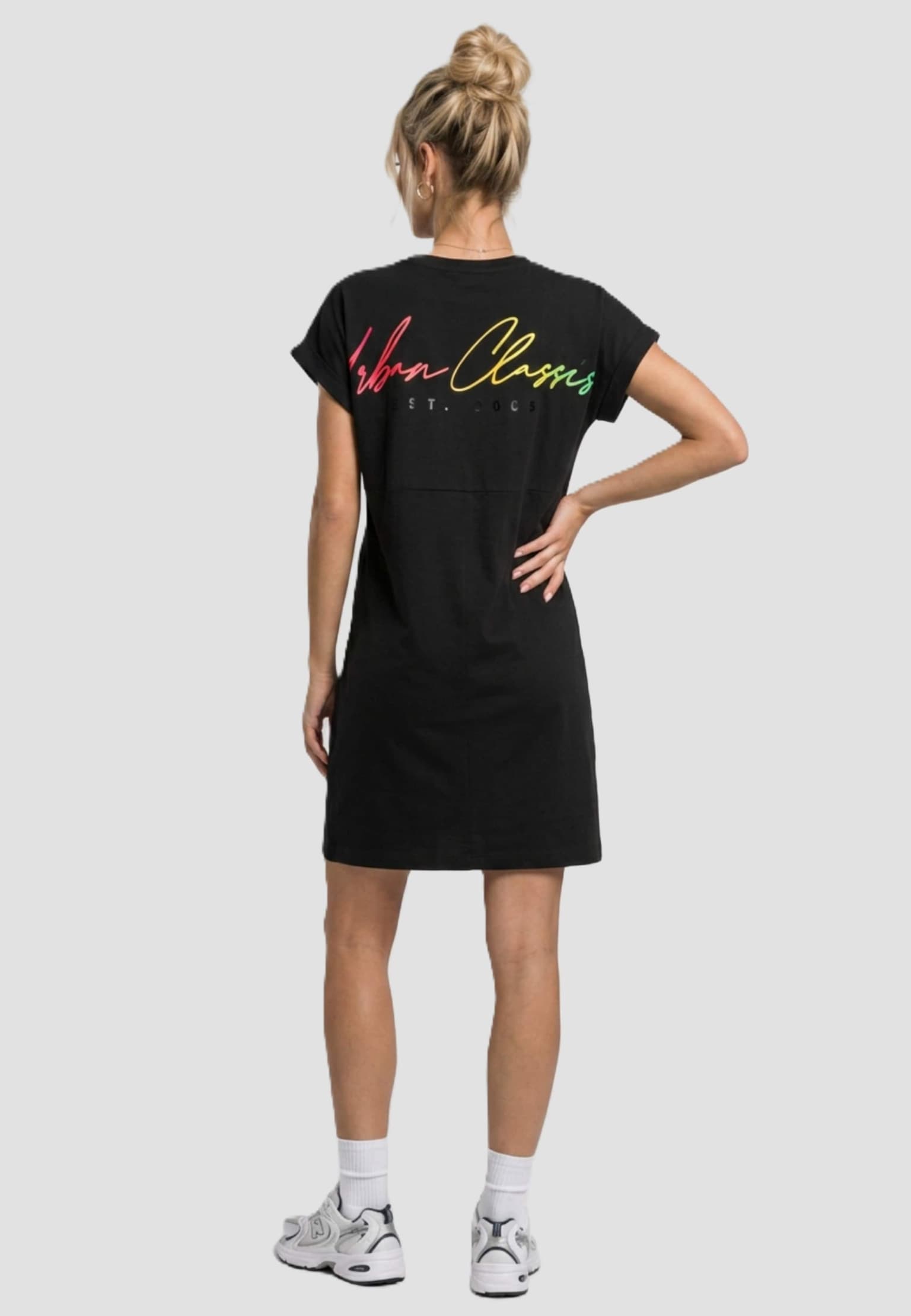 Urban Classics Ladies Rainbow Tee Dress