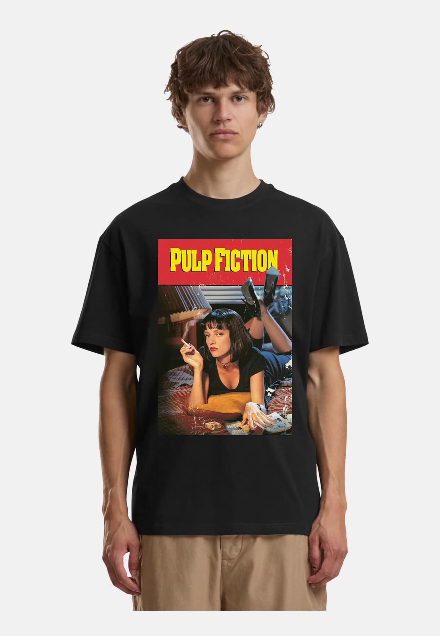 Merchcode Pulp Fiction Clean Oversize Tee