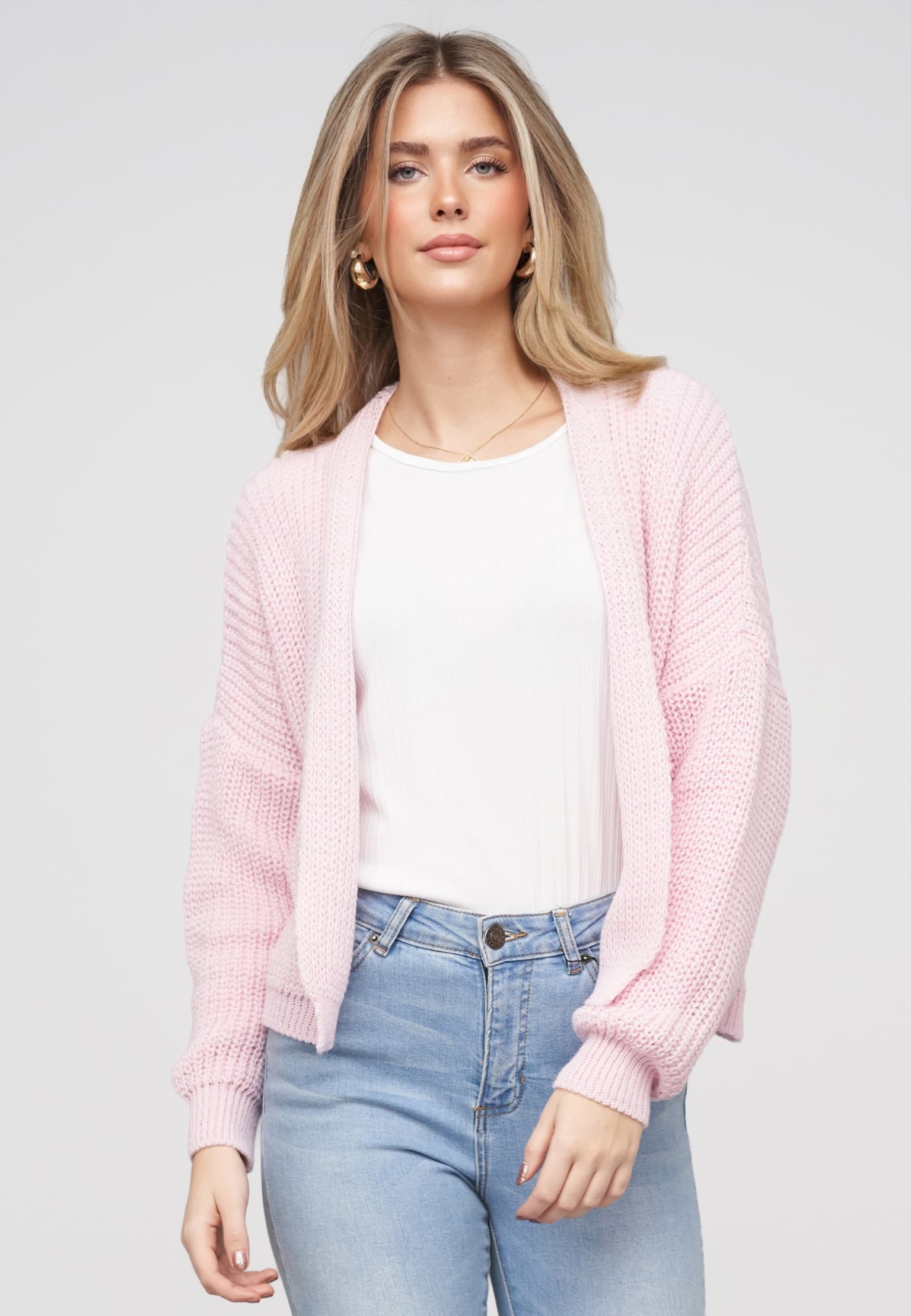 Cloud5ive Open Oversized Knit Cardigan