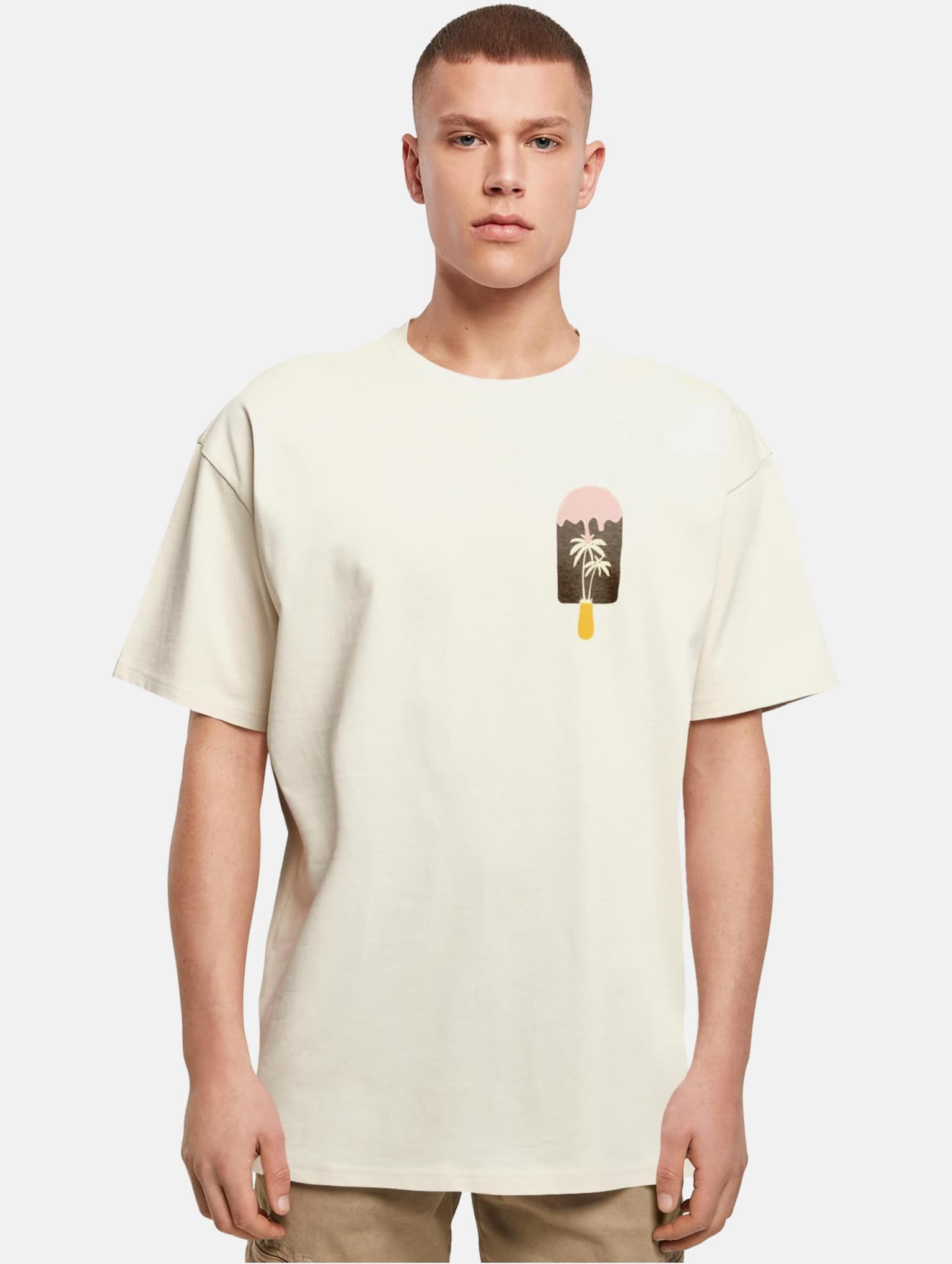 Merchcode POD Summer - Icecream Heavy Oversize Tee