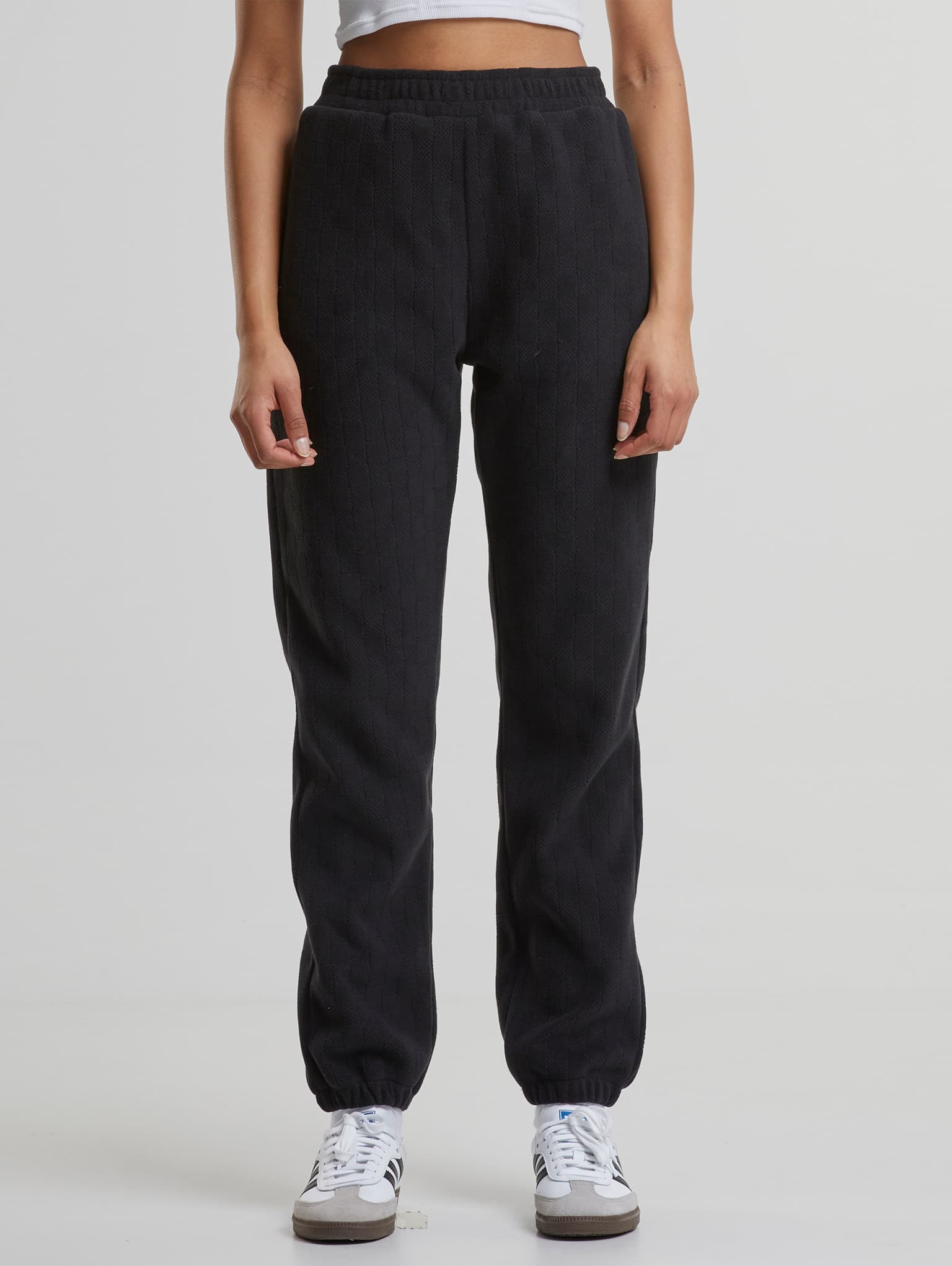 Urban Classics Ladies Jacquard Velvet Sweatpants