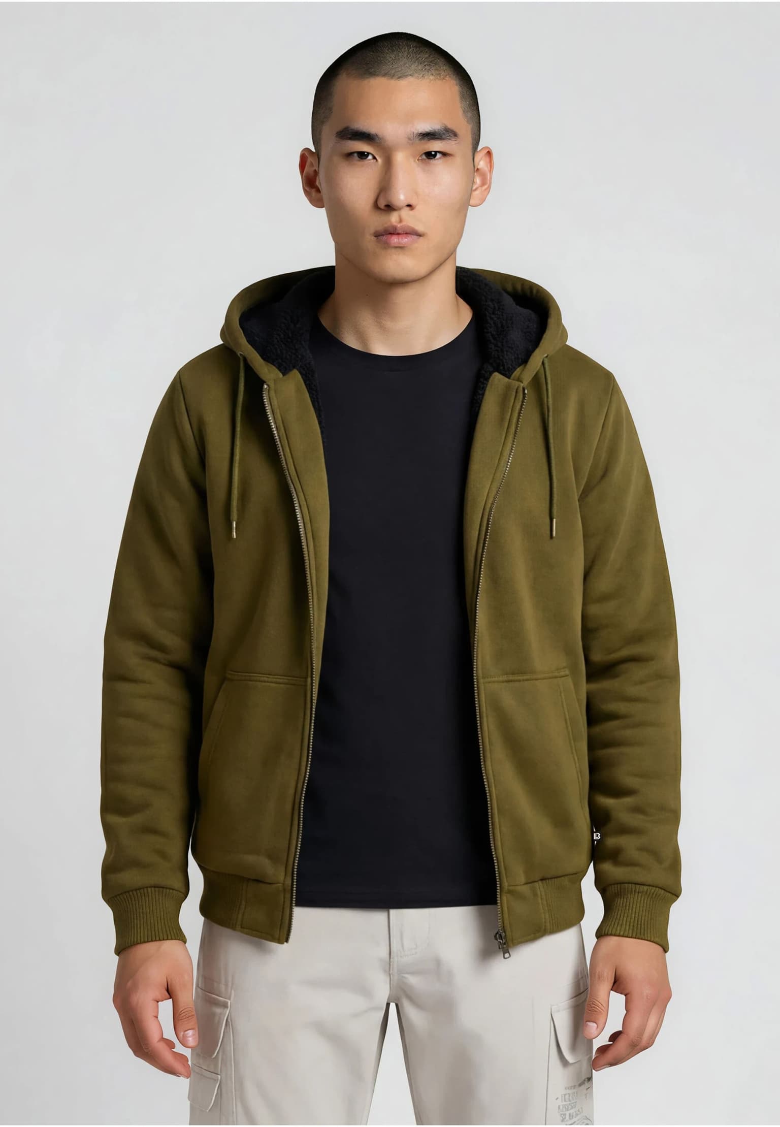 Brandit Sweatjacket Teddylining