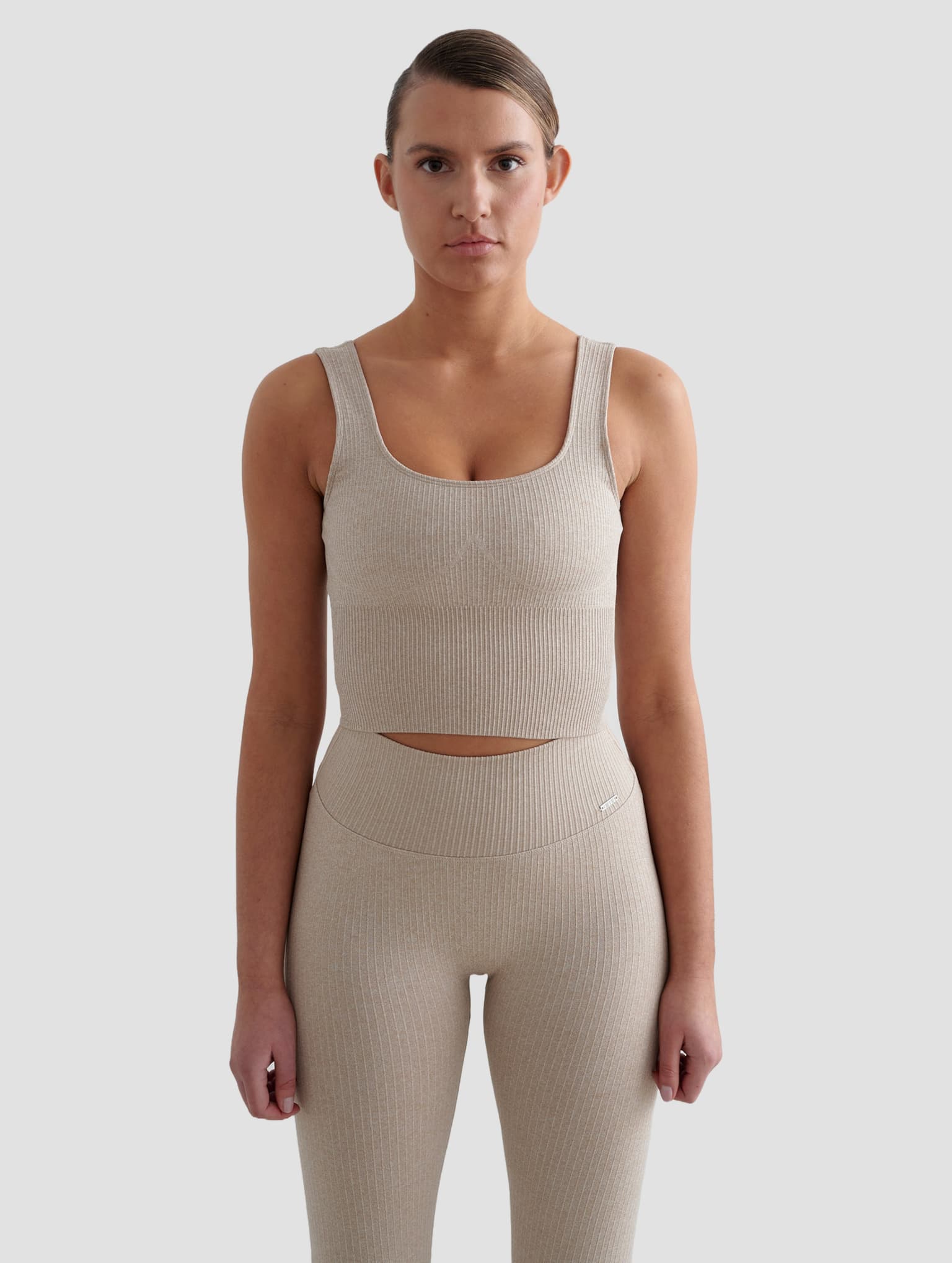 aimn aim'n Ribbed Seamless Shaping Bralette