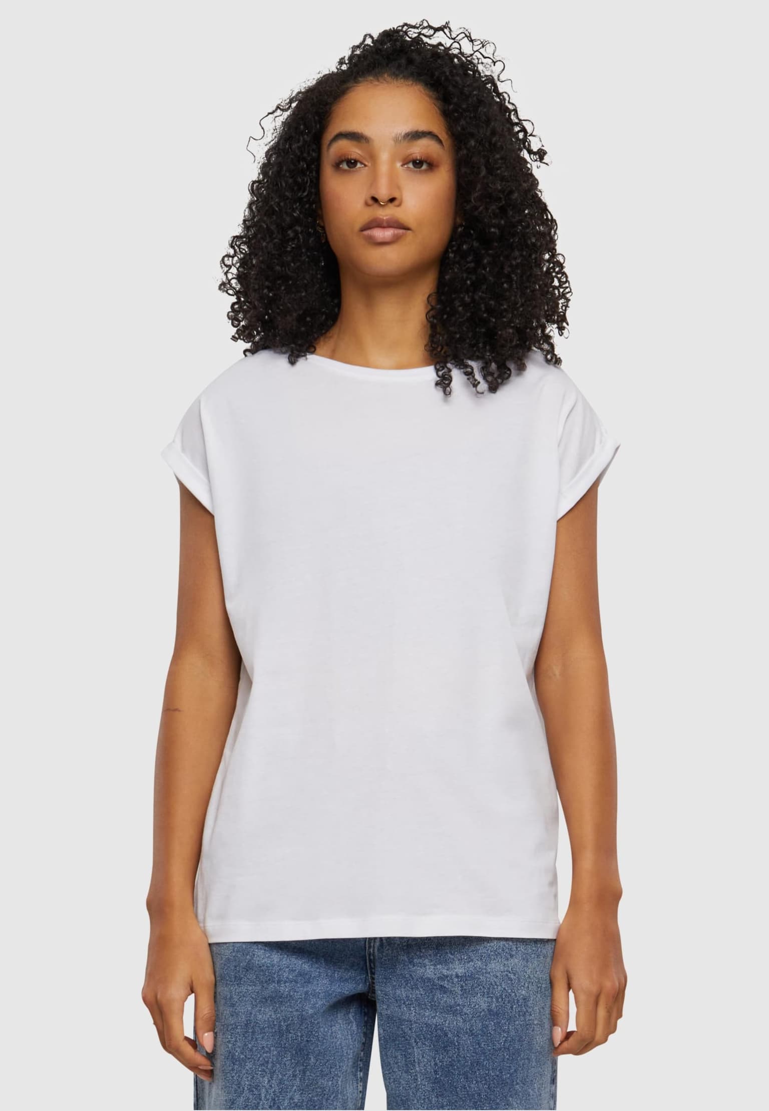Urban Classics Ladies Extended Shoulder Tee