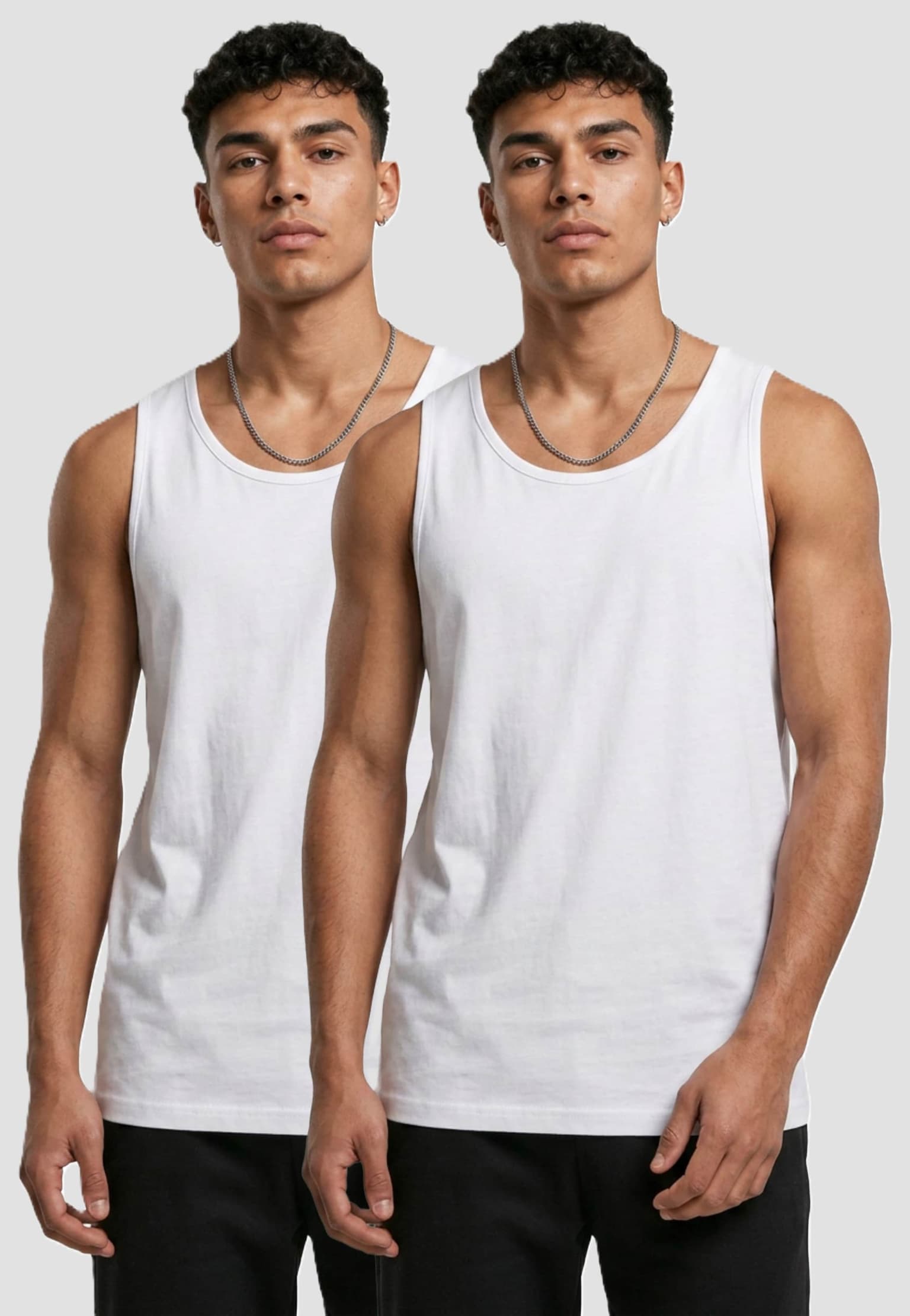 Urban Classics Jersey Loose Tank 2-Pack