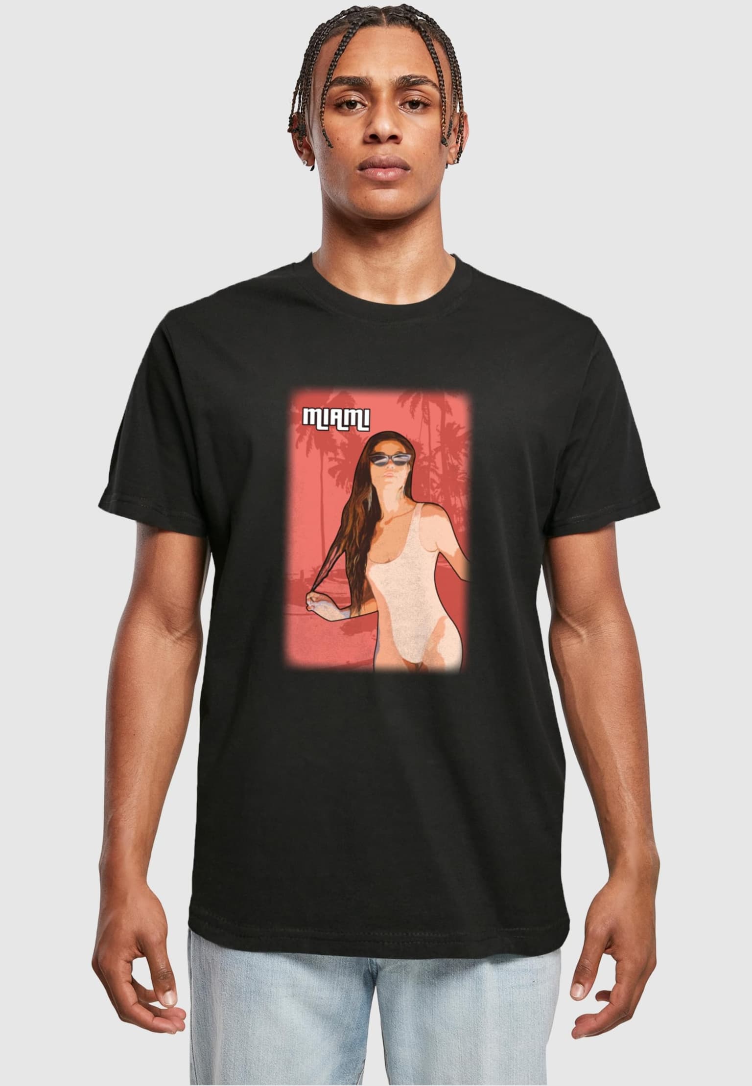 Merchcode Grand Miami T-Shirt Round Neck