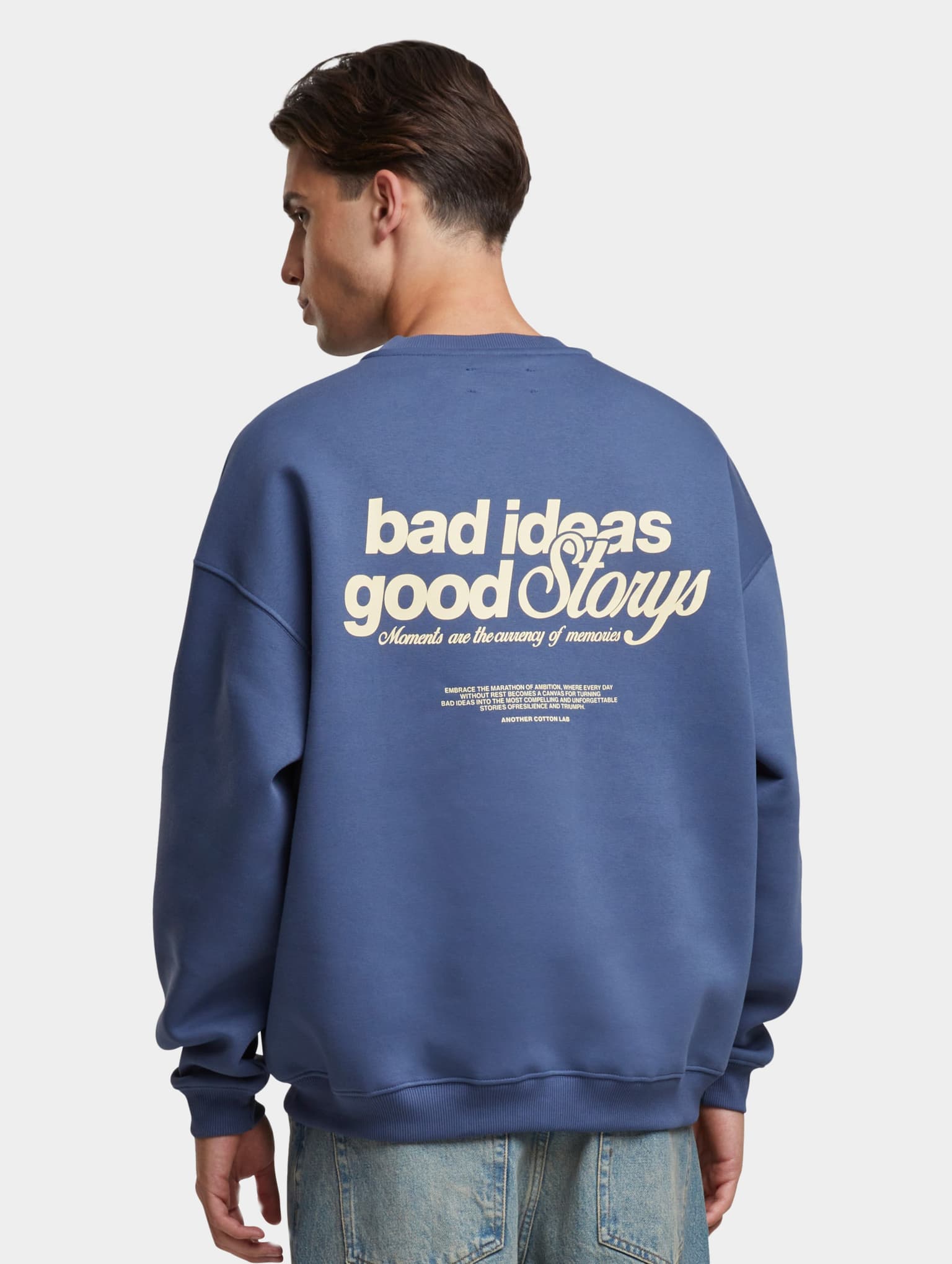 Another Cotton Lab Bad Ideas Good Storys Oversize Sweatshirt