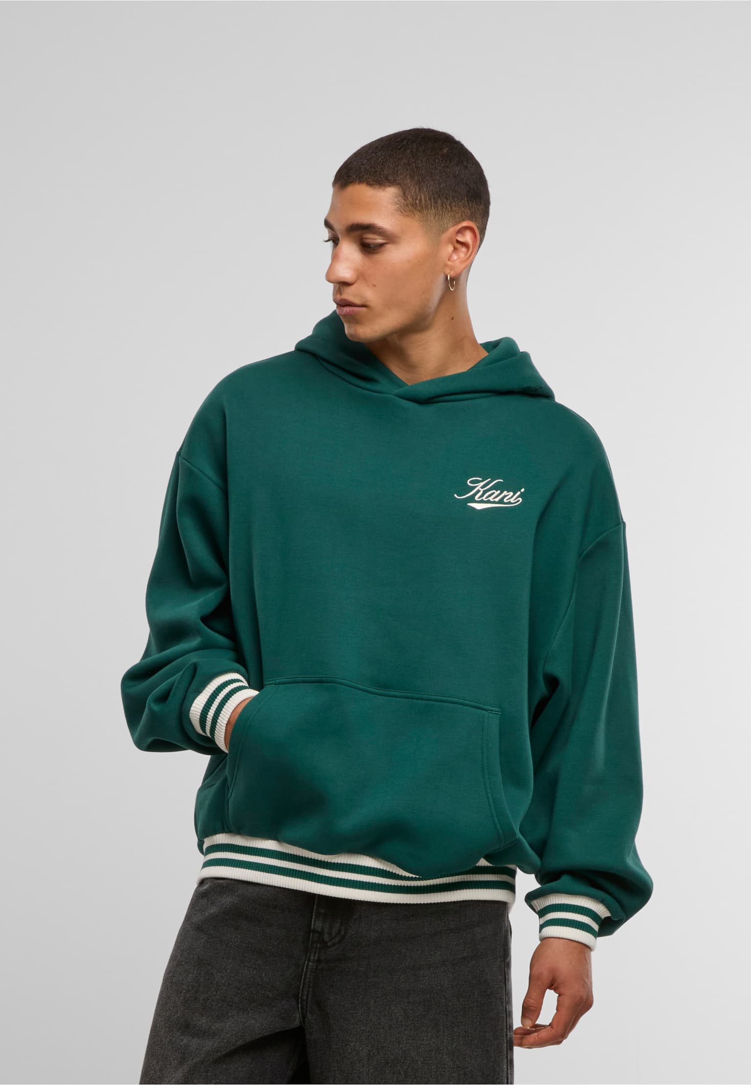 Karl Kani Cursive Varsity Oversized Hoodie
