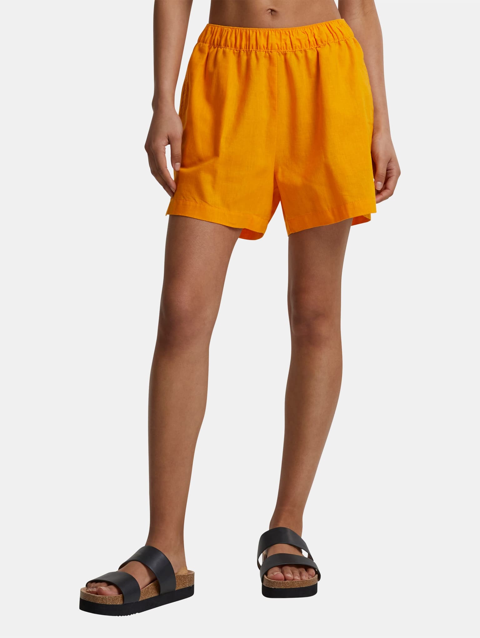 Urban Classics Ladies Linen Mixed Short