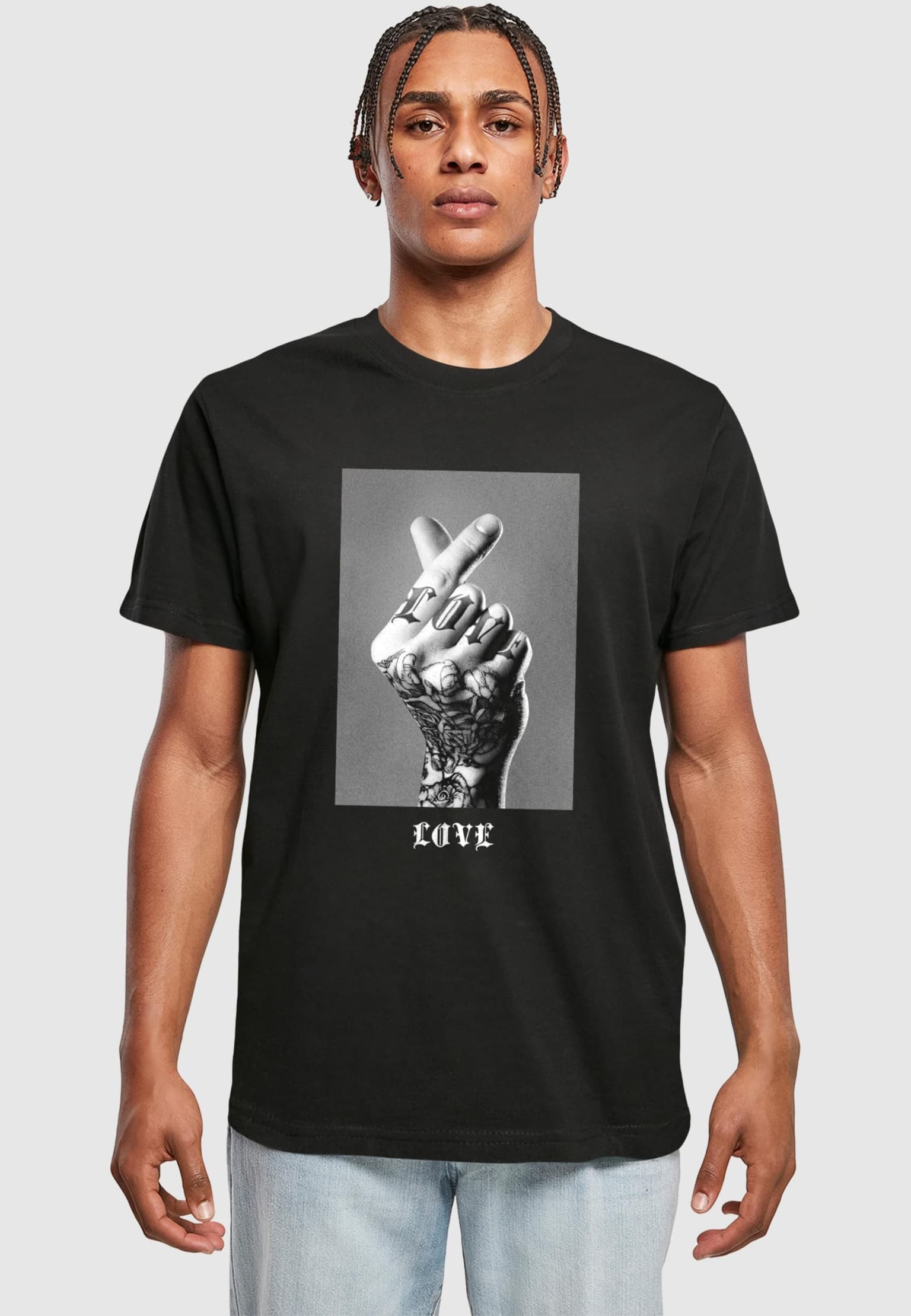 Mister Tee Tattoed Love Sign