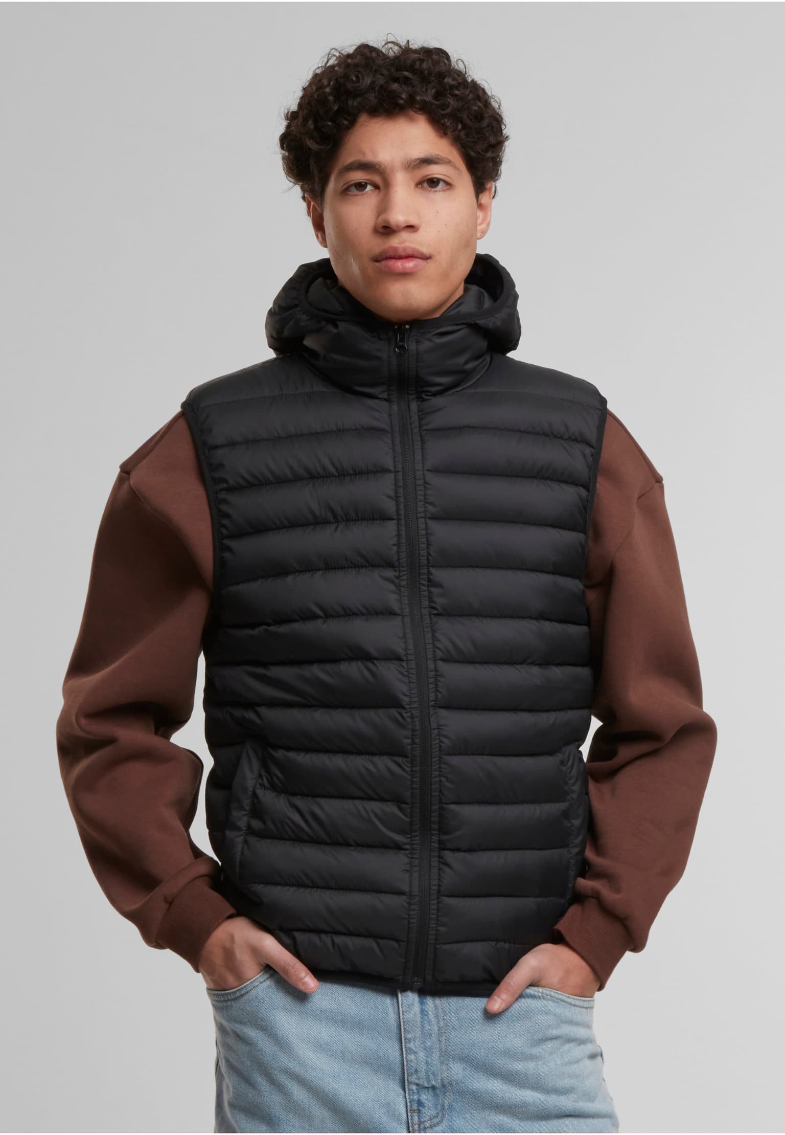 Urban Classics Basic Light Weigh Vest With Hood