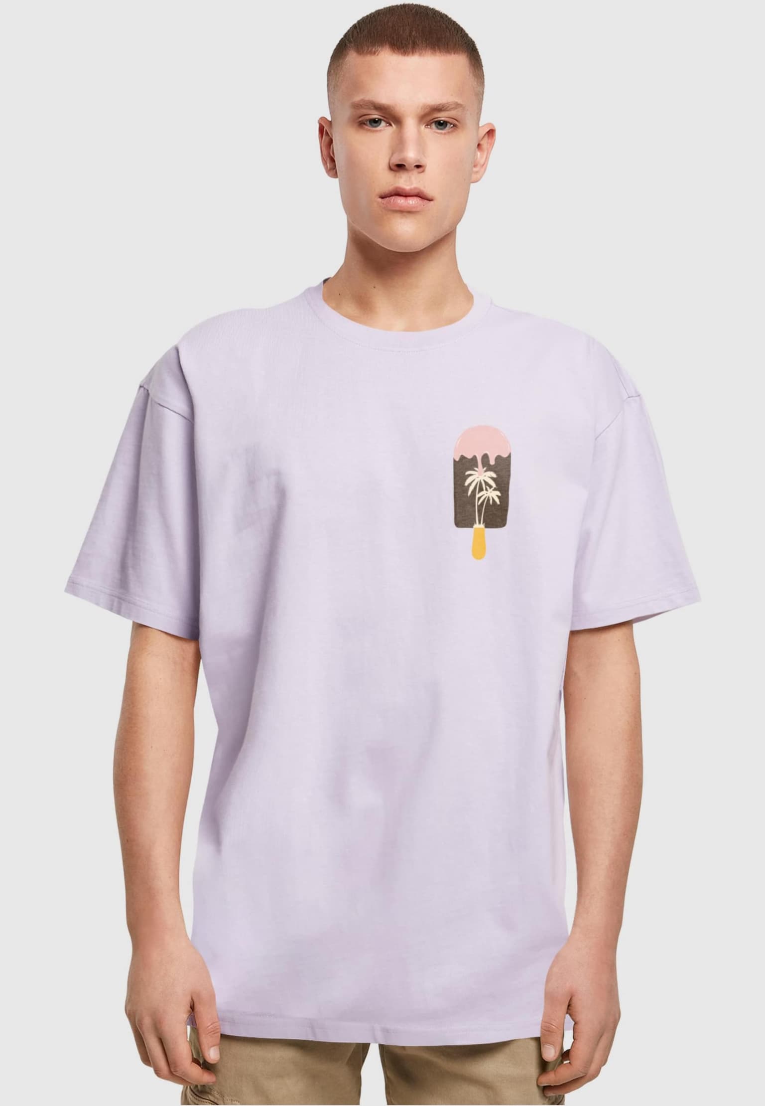 Merchcode POD Summer - Icecream Heavy Oversize Tee