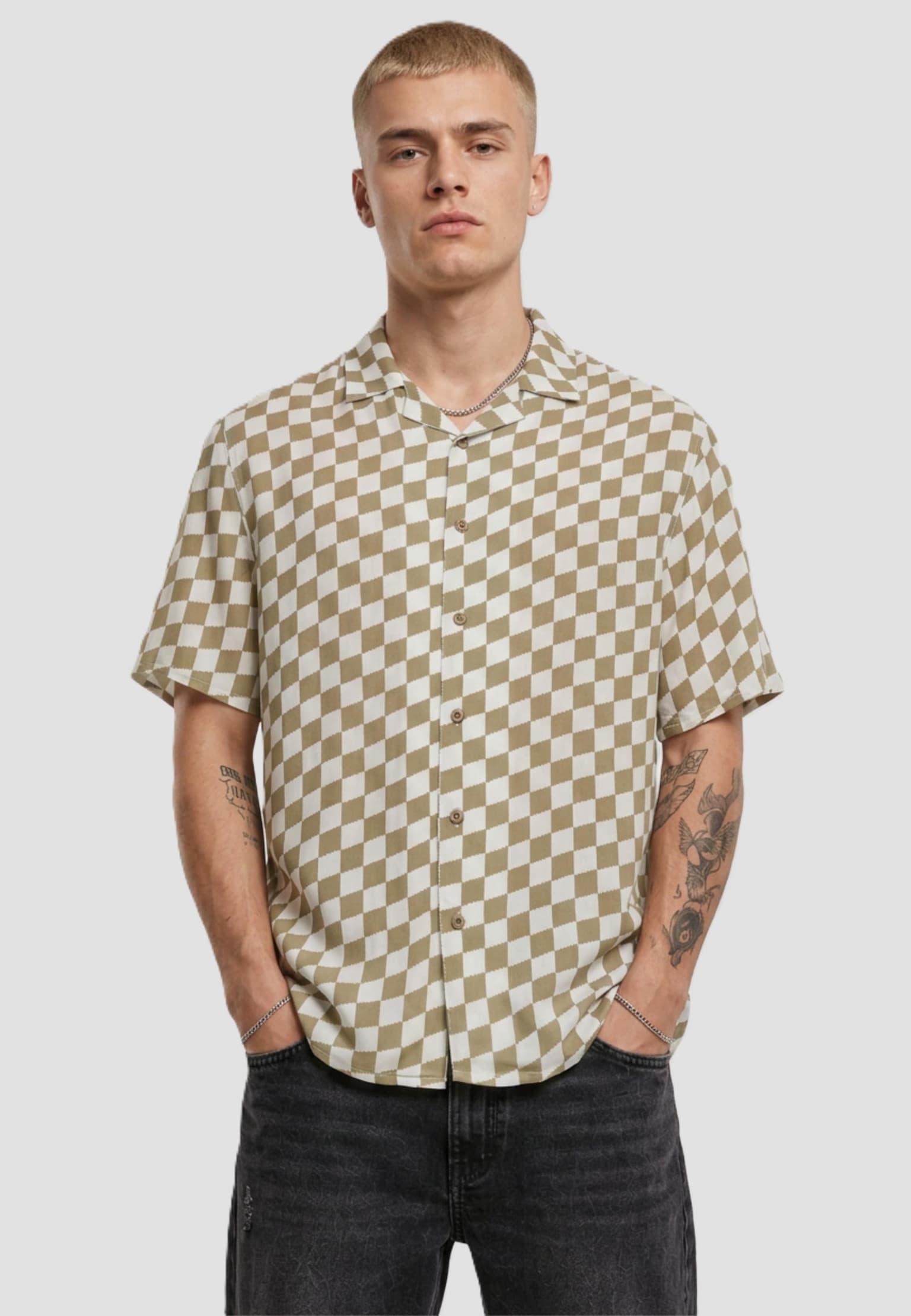 Urban Classics Viscose AOP Resort Shirt