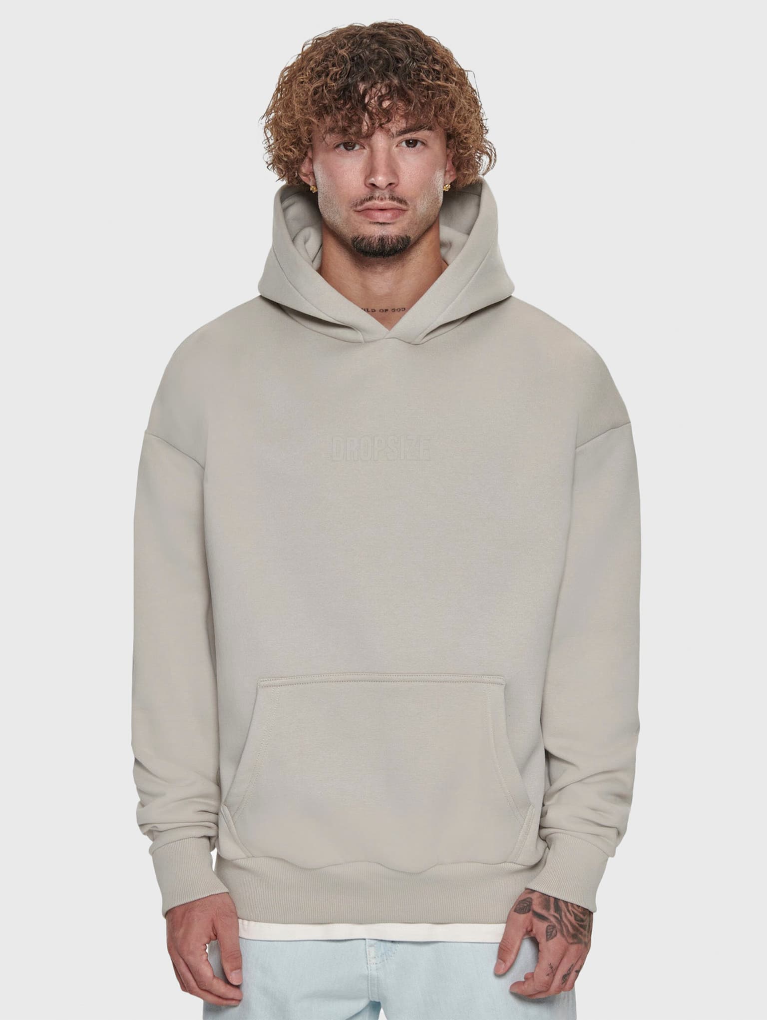 Dropsize Heavy Oversize Center HD Hoodie