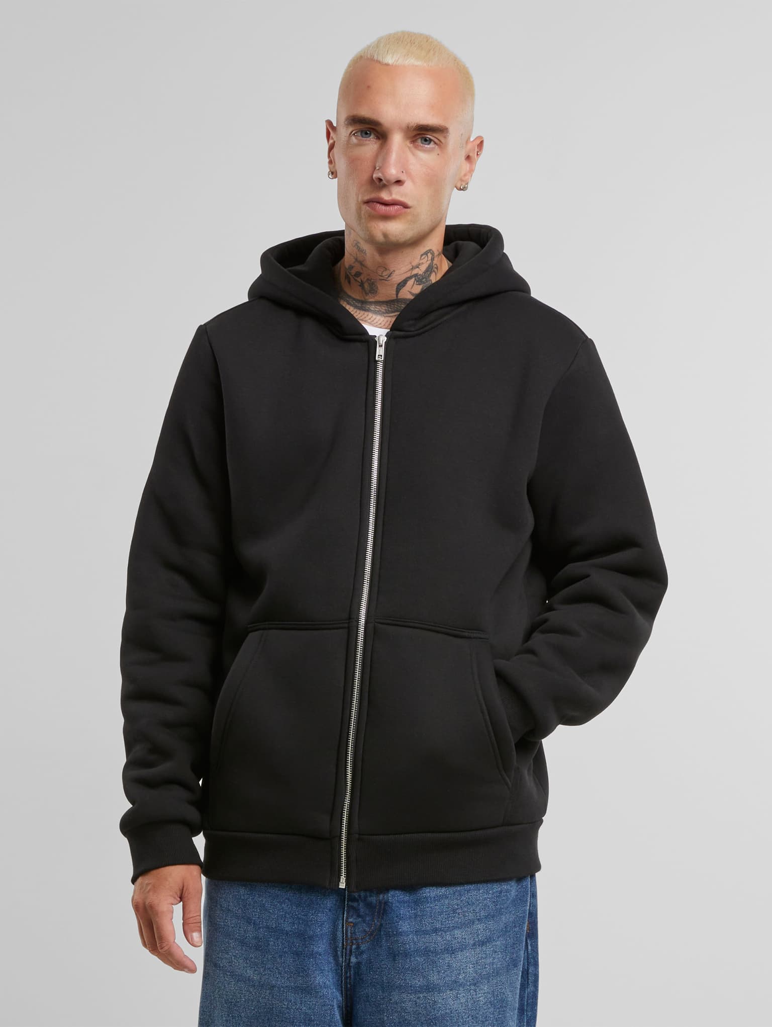 Urban Classics Bonded Sherpa Zip Hoodie
