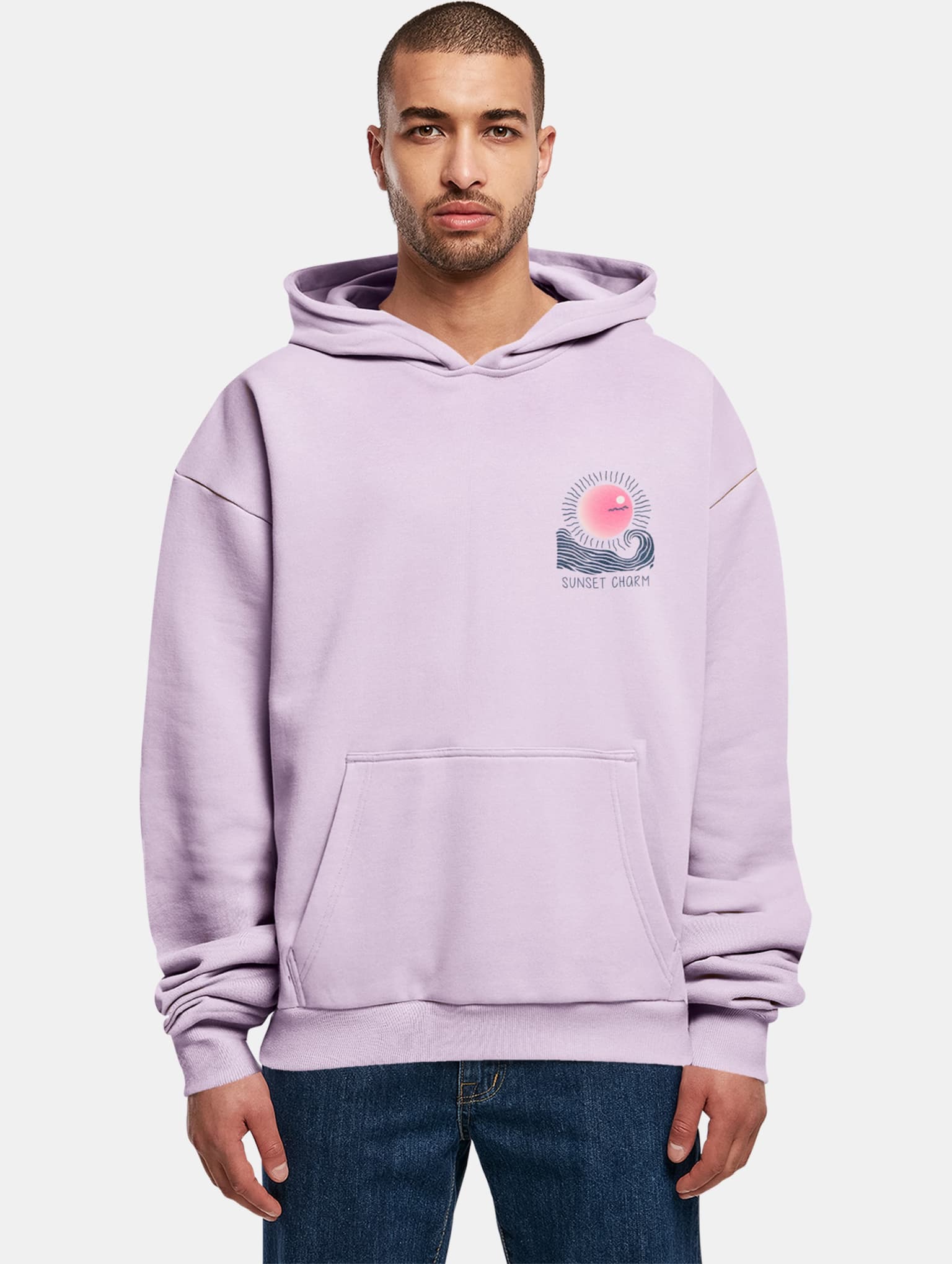 Merchcode Sunset Charm Oversized Hoody