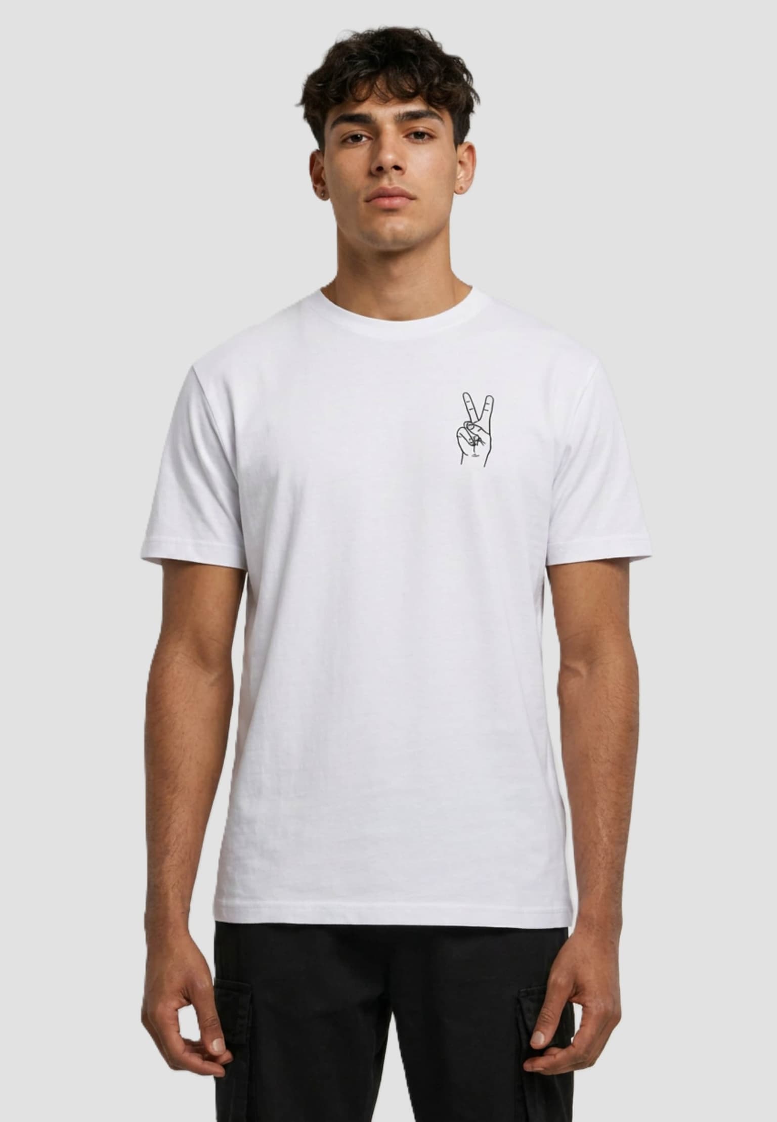 Mister Tee Peace Sign EMB