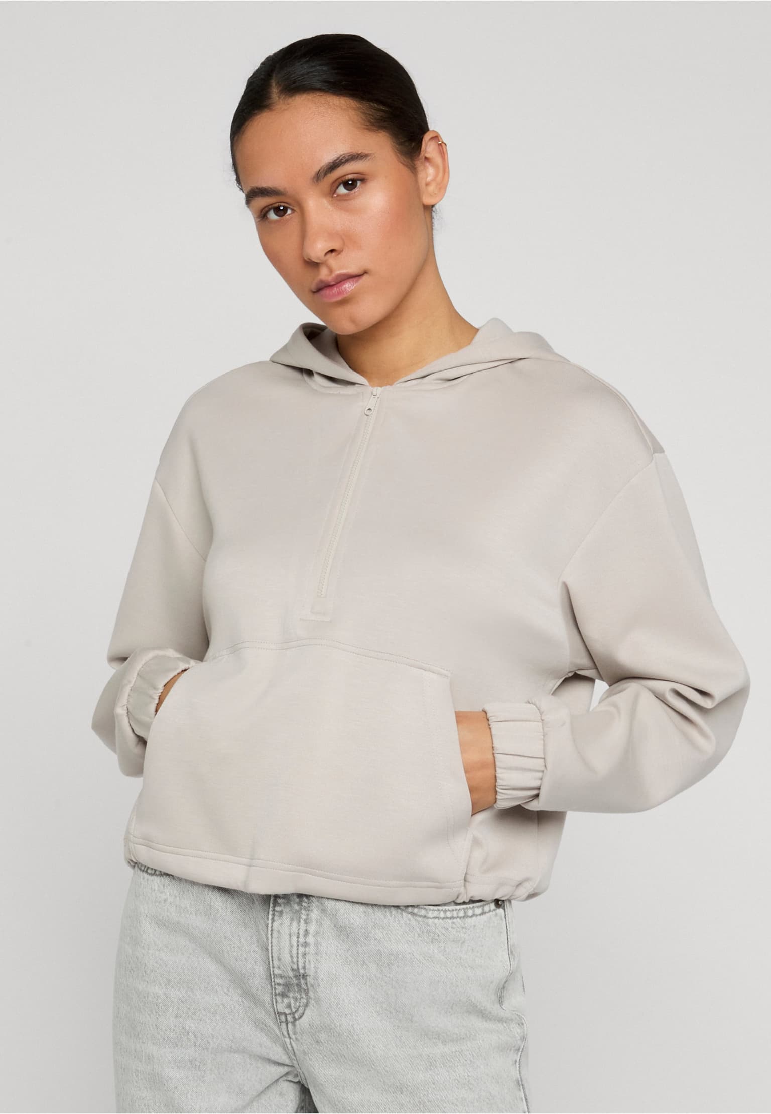 Urban Classics Ladies Soft Touch Zip Hoodie