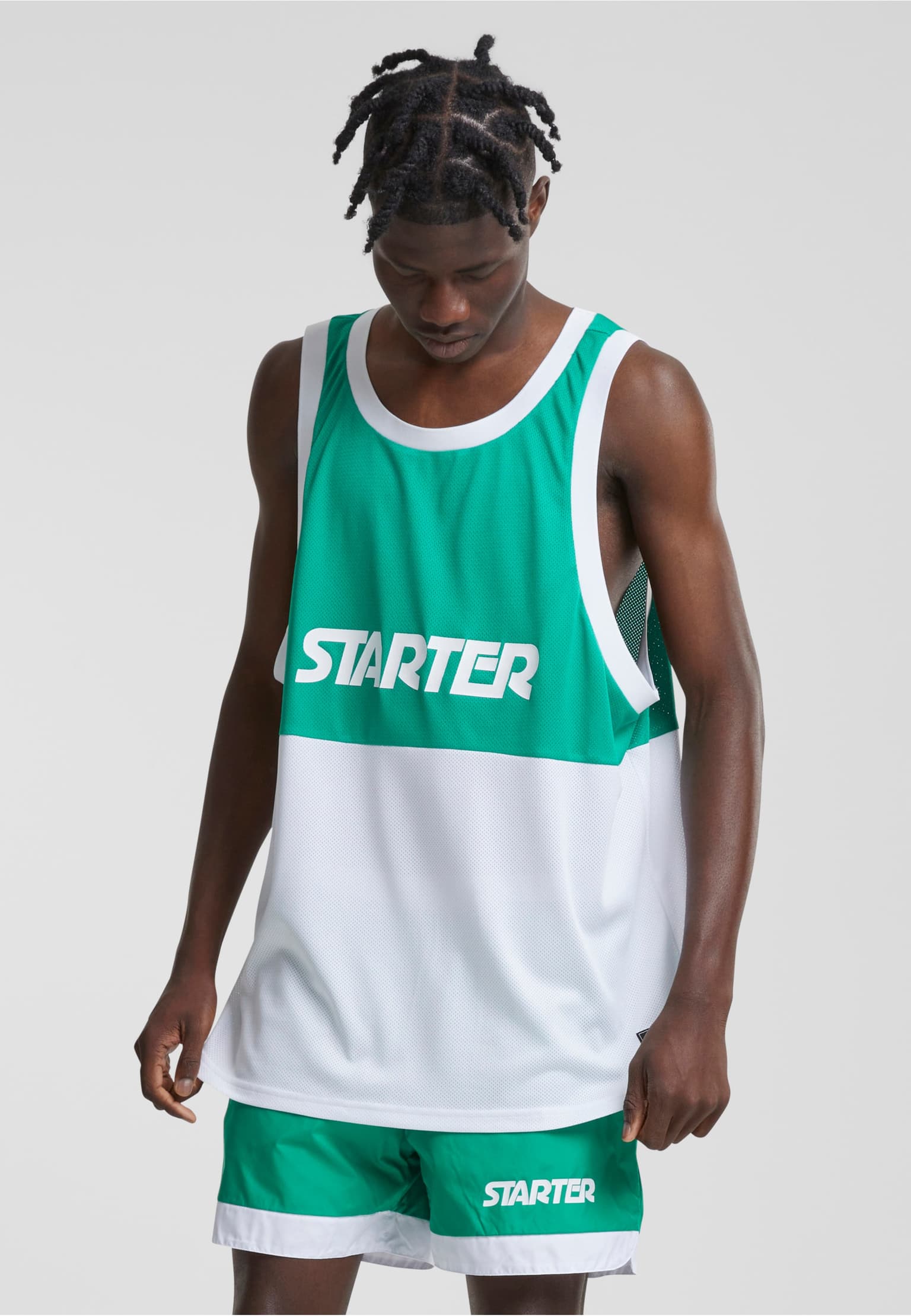 Starter Black Label Split Mesh Tank Top