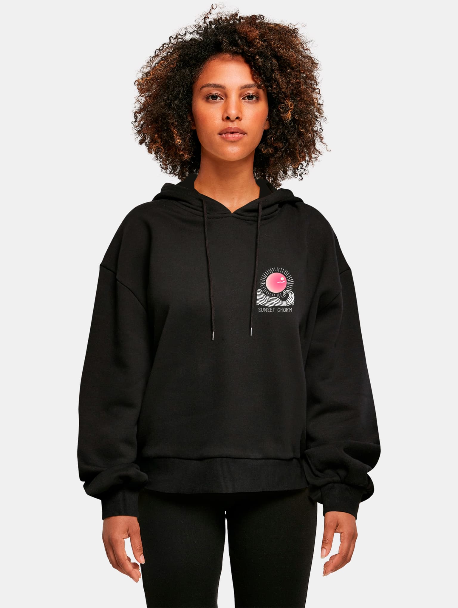 Merchcode Ladies Sunset Charm Oversized Hoody